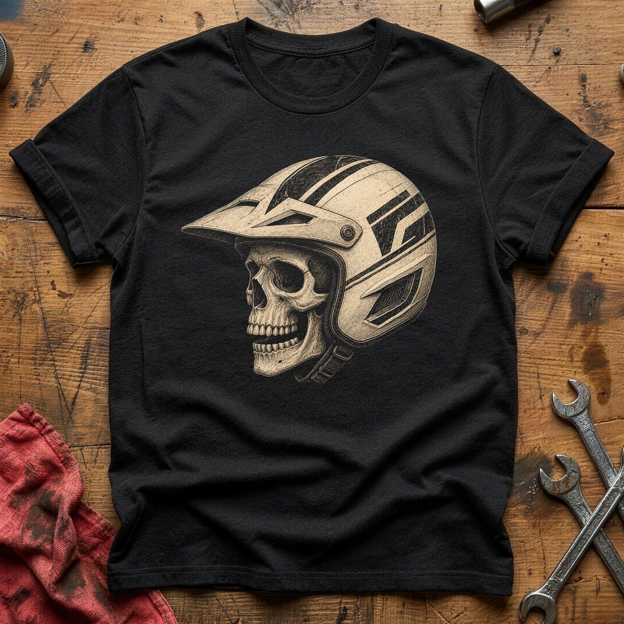 Racer's Bones T-Shirt - Black