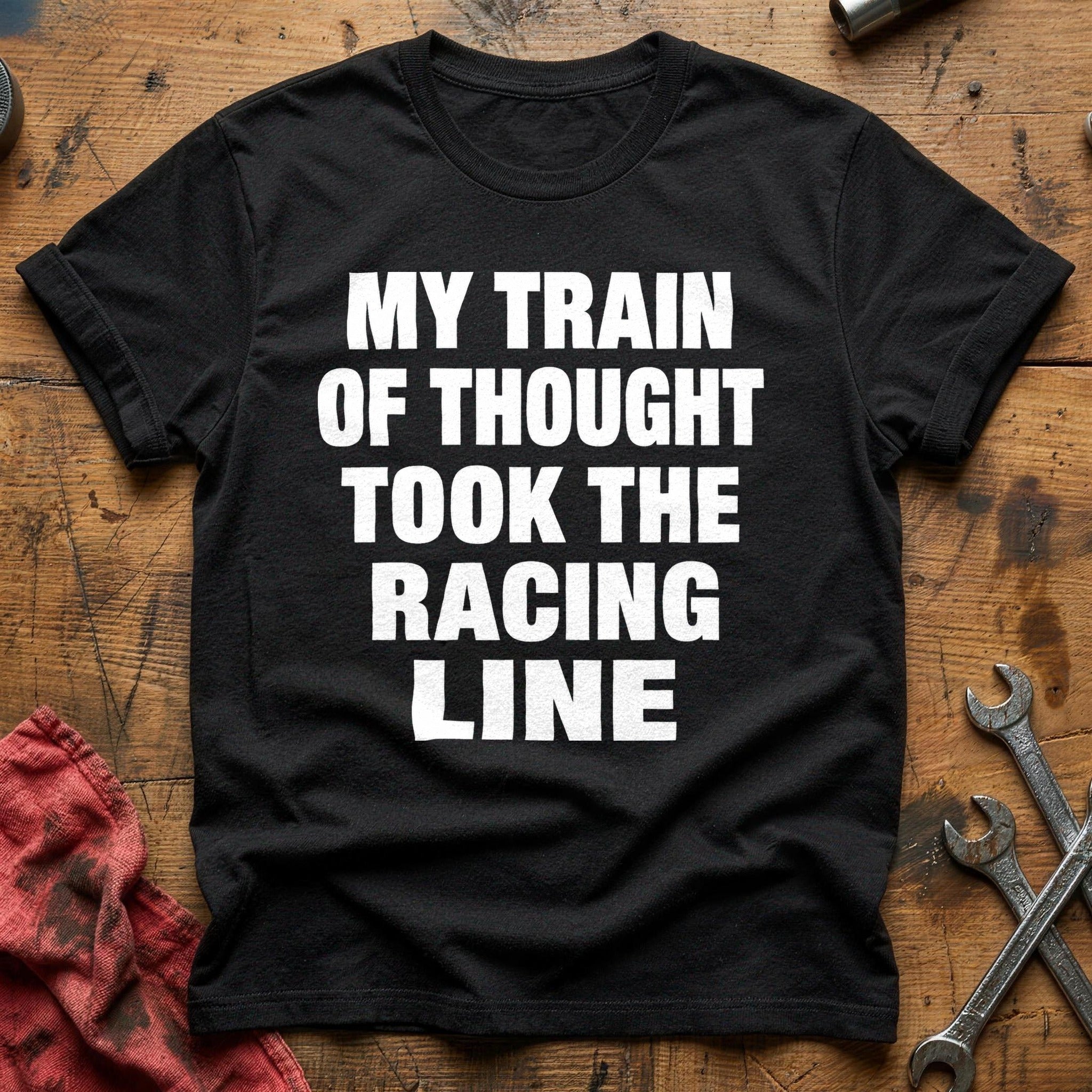 Racing Line Thoughts T-Shirt - Black