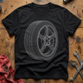 Radial Sketch T-Shirt - Black