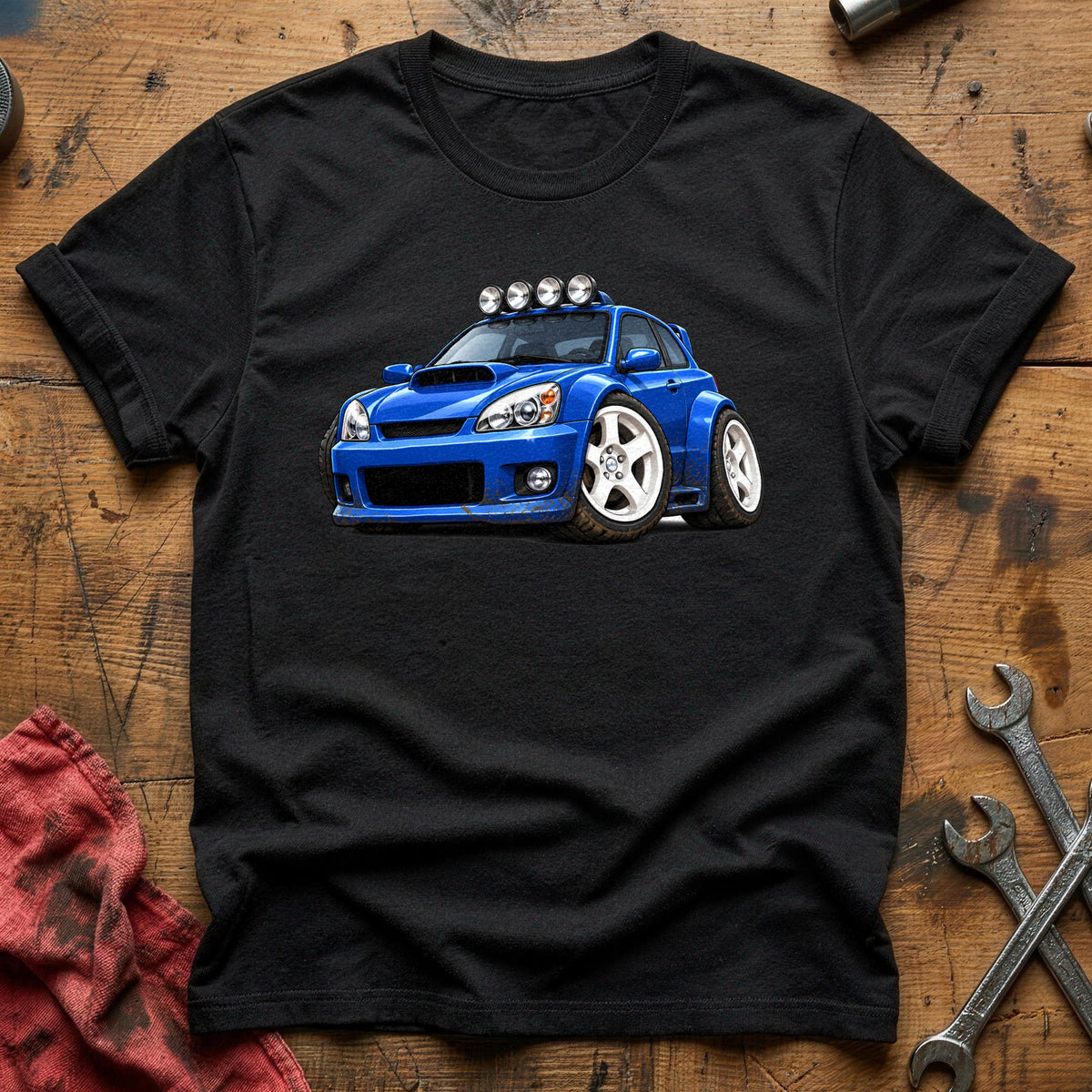 Rally Car 21 T-Shirt - Black