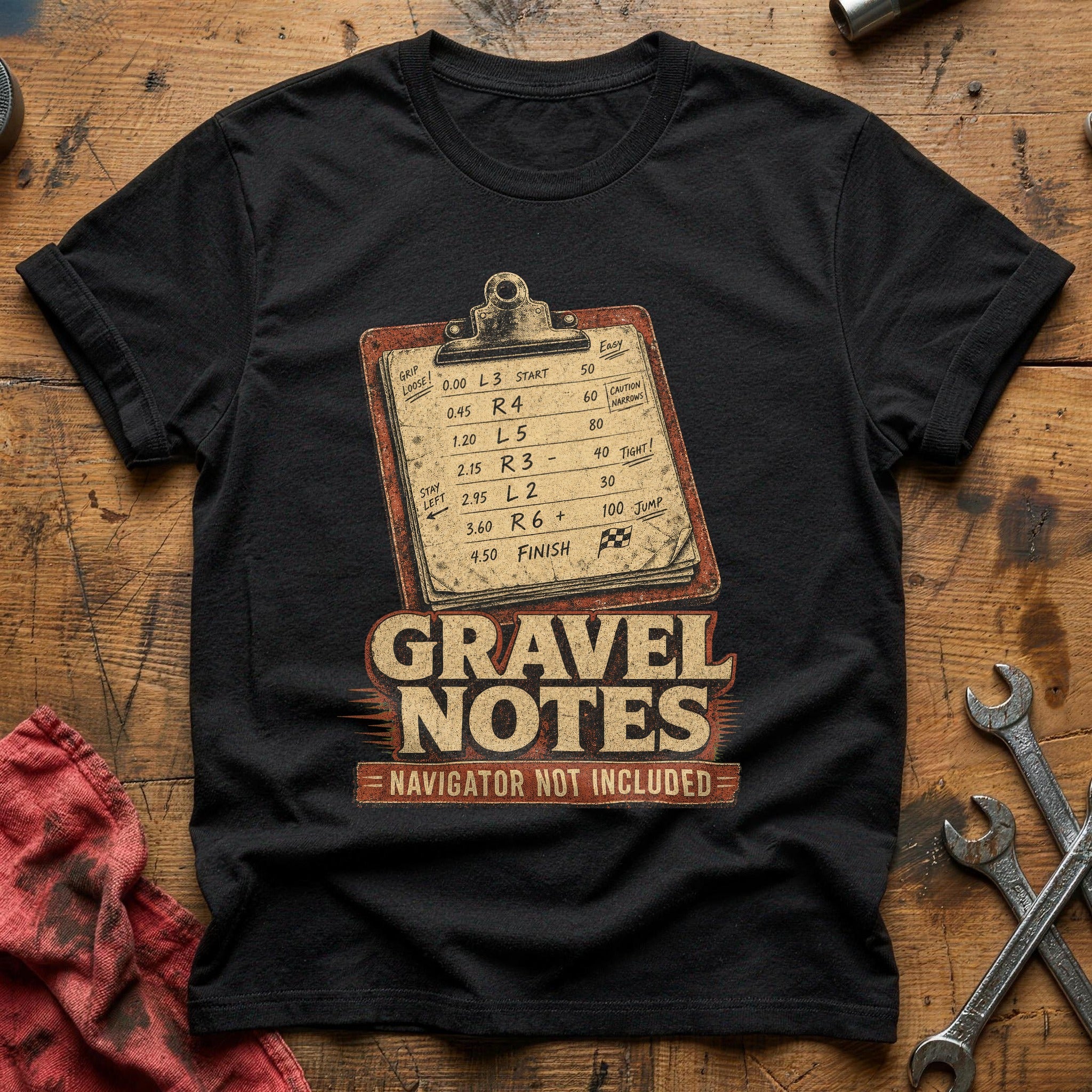 Rally Notes T-Shirt - Black