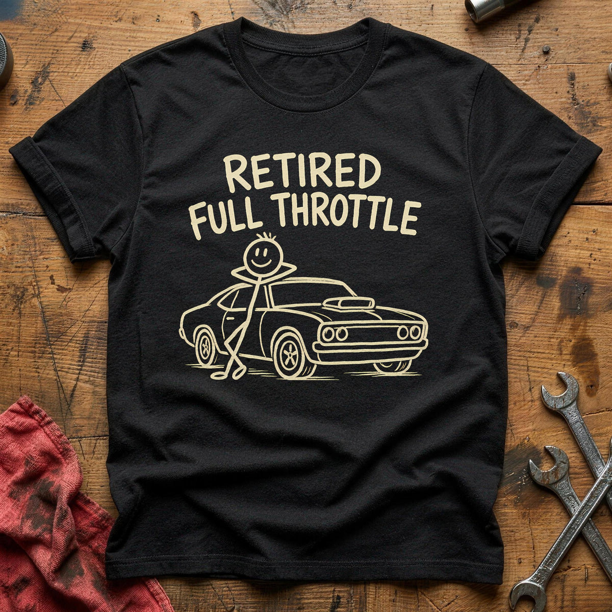Retired Throttle 64 T-Shirt - Black