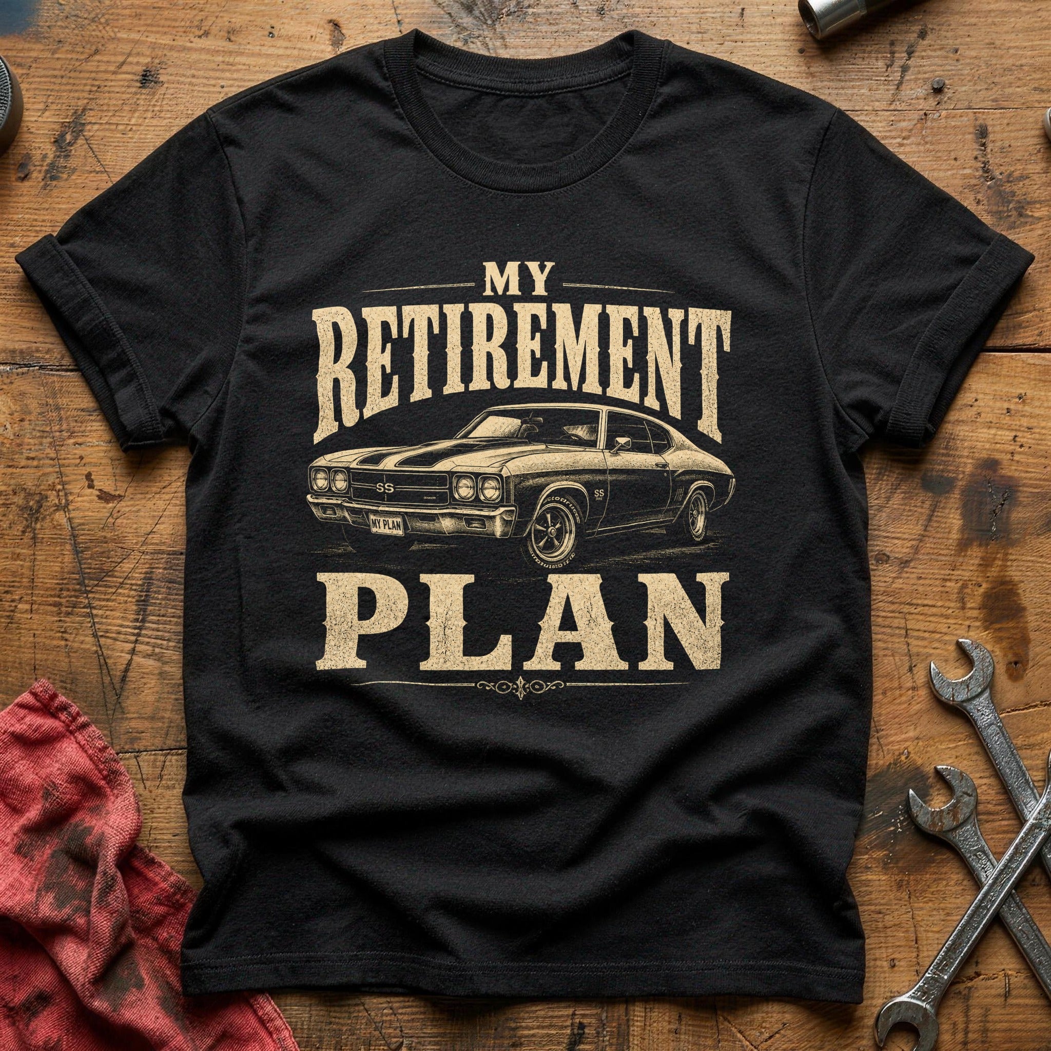 Retirement Plan T-Shirt - Black