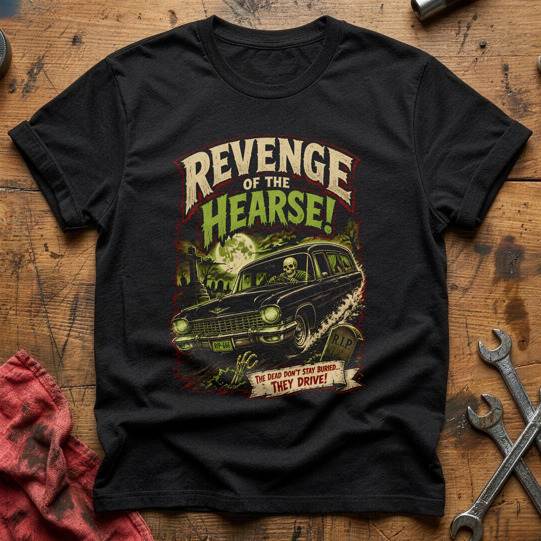 Revenge Of The Hearse 47 T-Shirt - Black