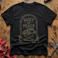 Rust In Peace Tombstone 66 T-Shirt - Black