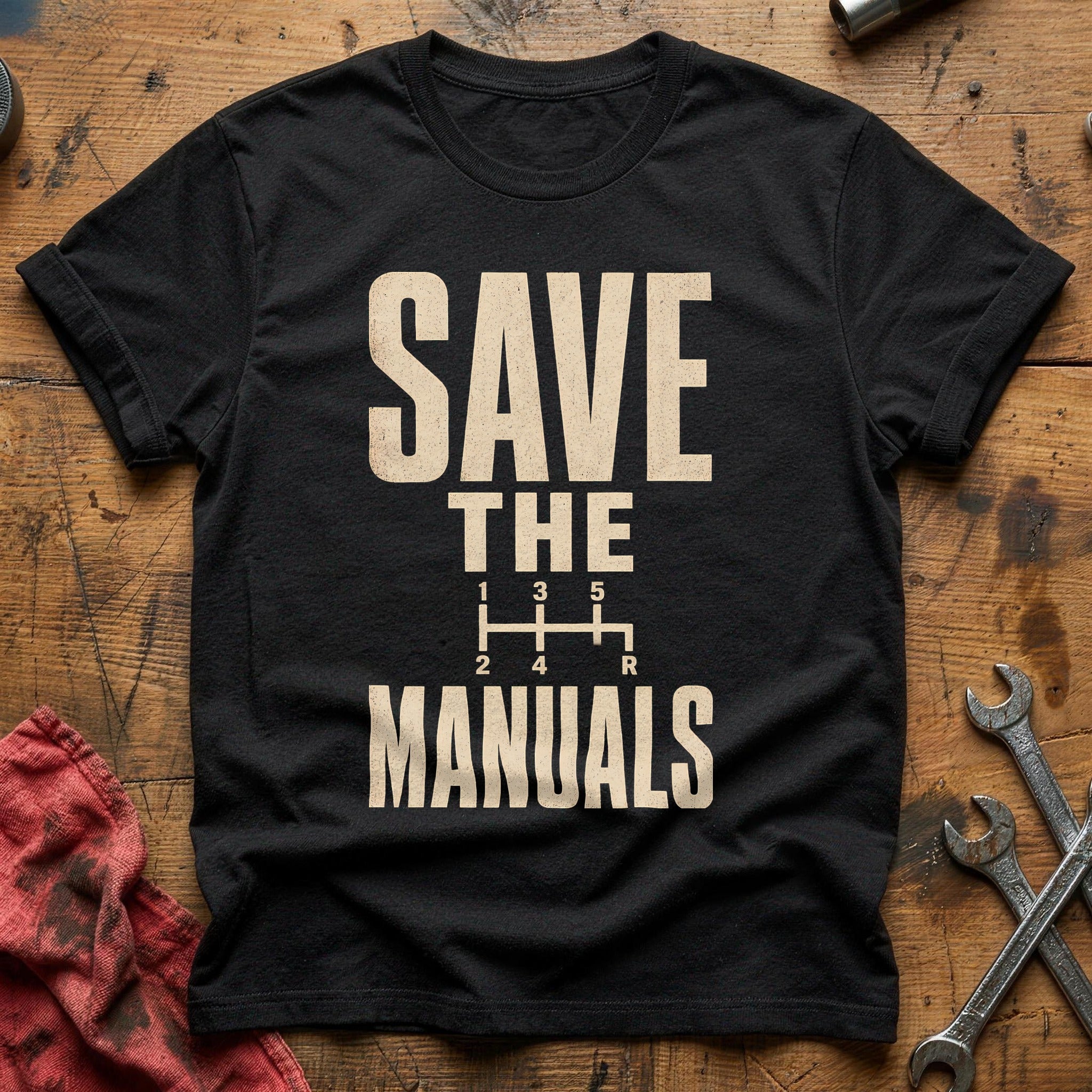Save The Manuals - Black