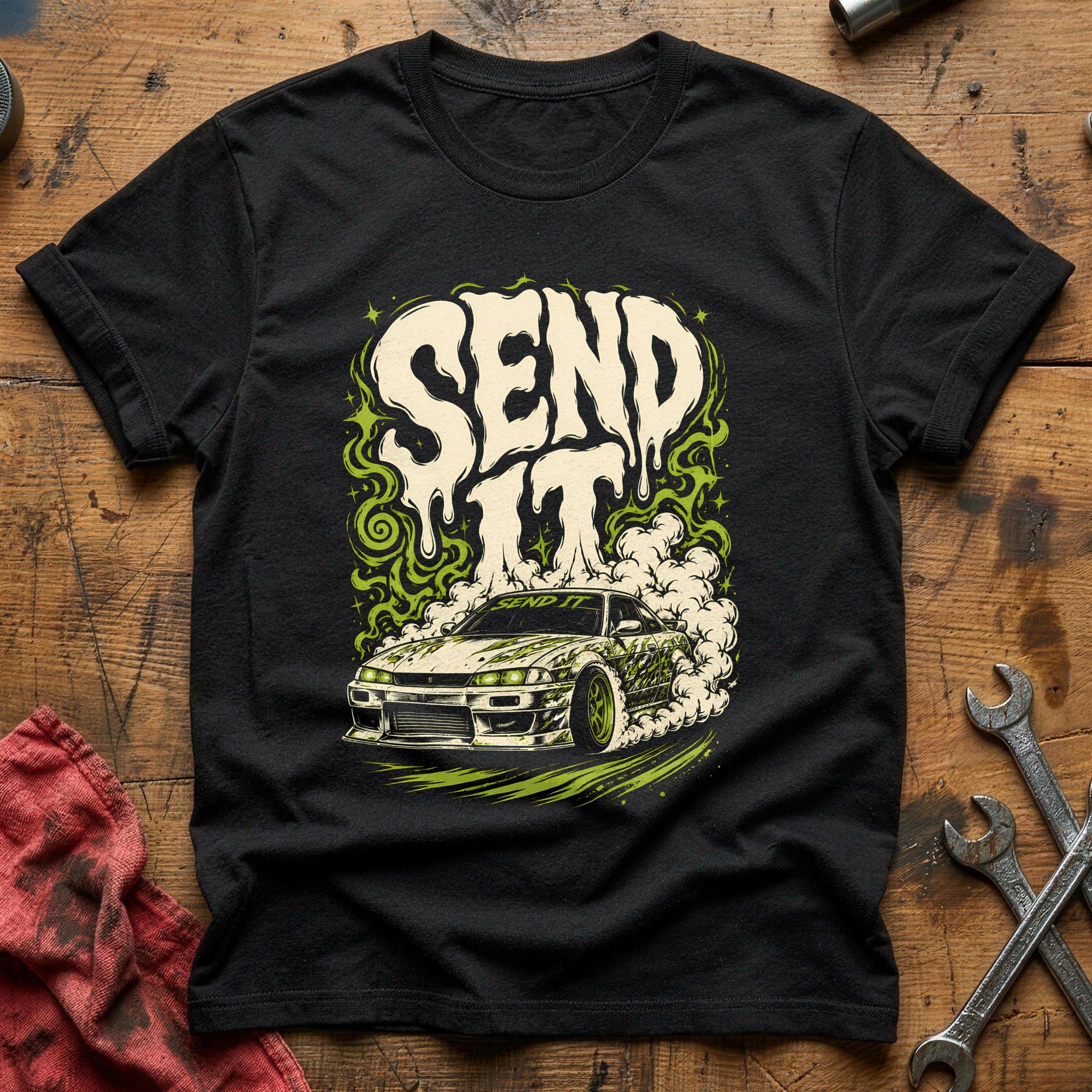 Send It Acid 85 T-Shirt - Black