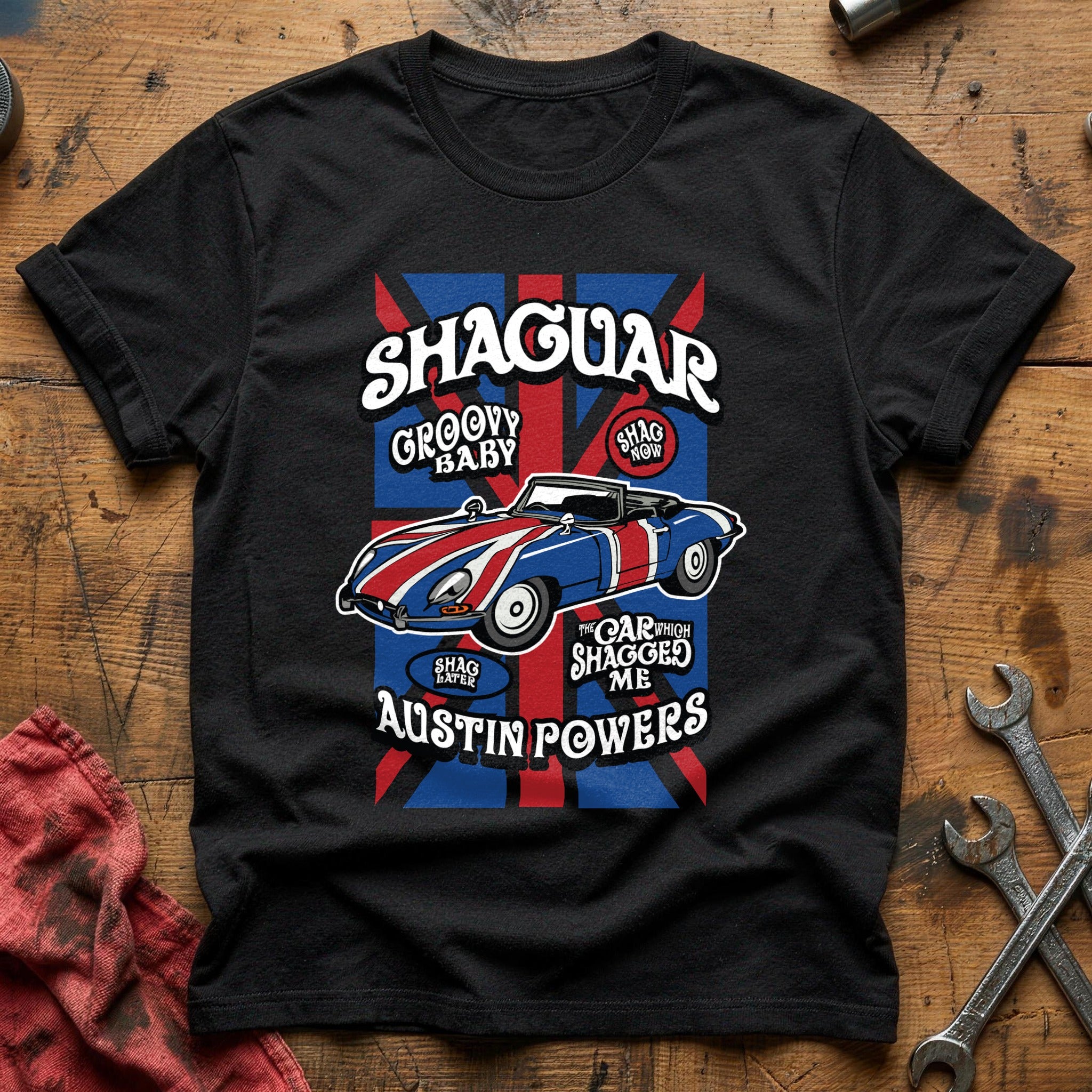 Shaguar car T-Shirt - Black