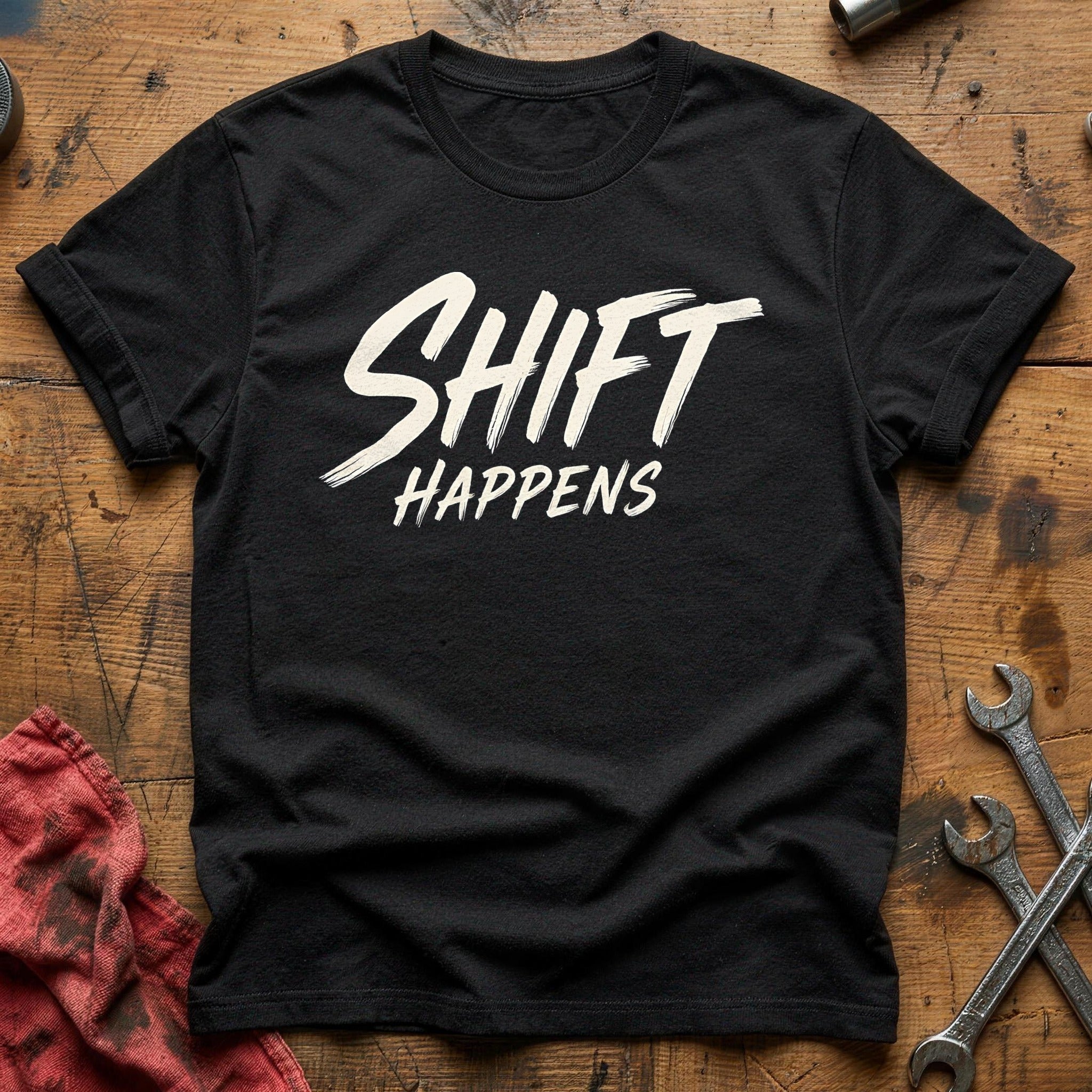 Shift Happens 16 T-Shirt - Black