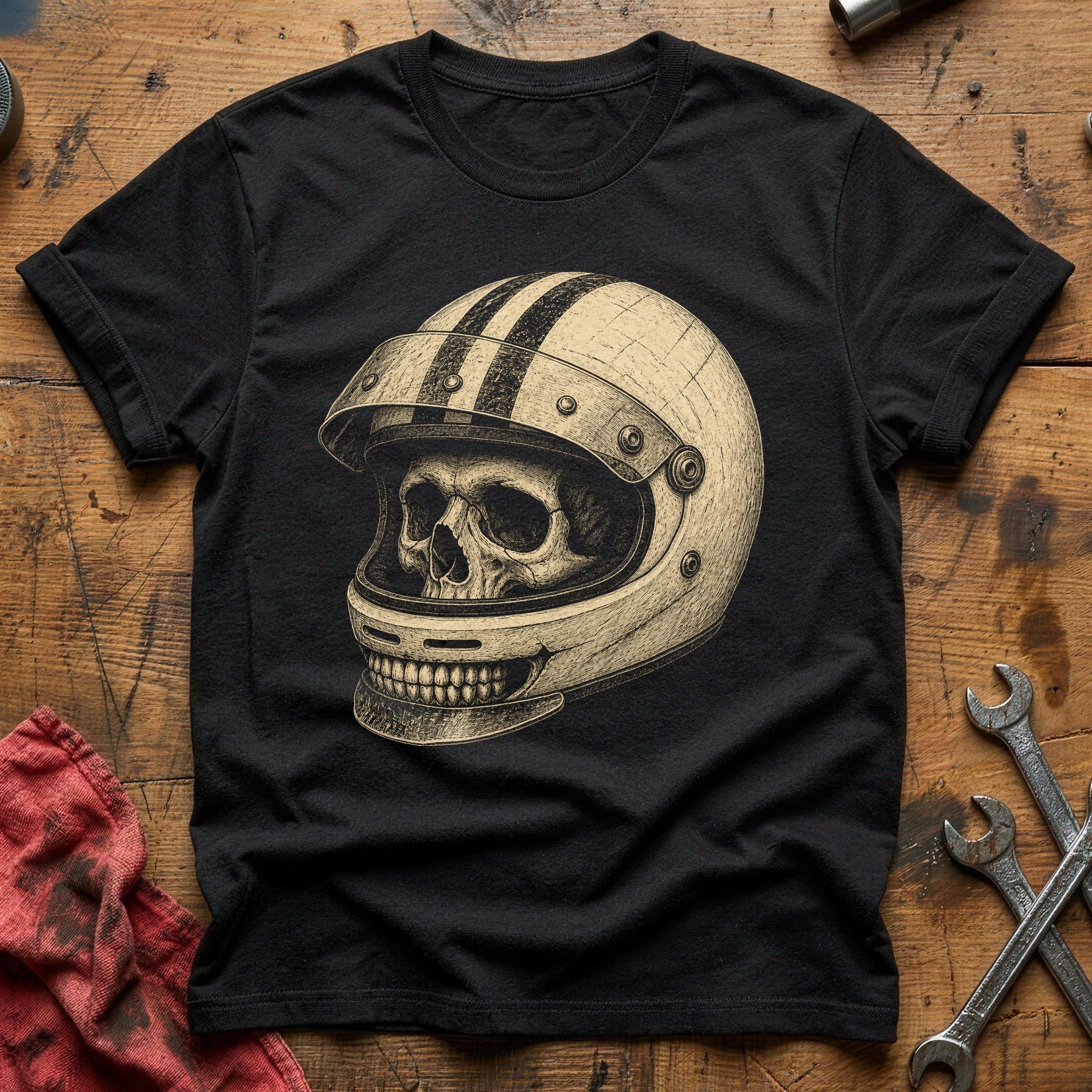 Skull Cockpit T-Shirt - Black