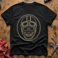 Skull Racing Helmet 67 T-Shirt - Black