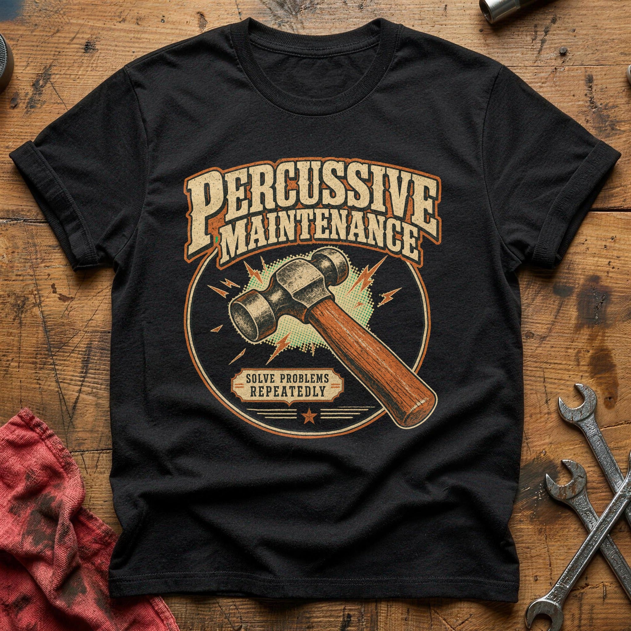 Solve Problems Repeatedly T-Shirt - Black