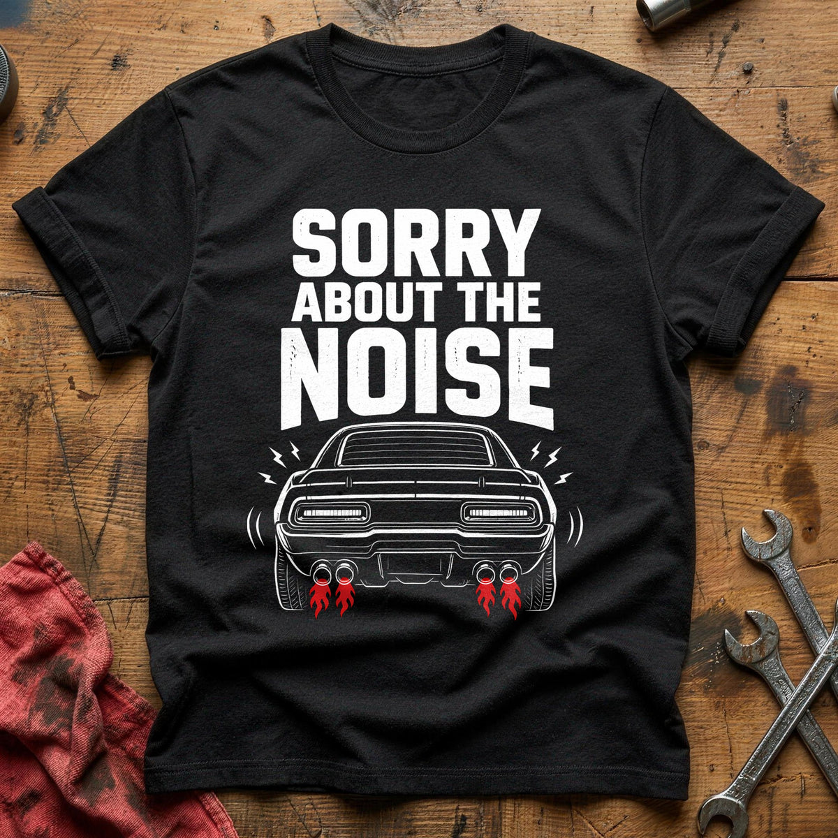 Sorry About The Noise 79 T-Shirt - Black