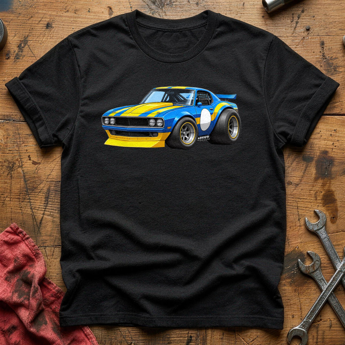 Stock Car 71 T-Shirt - Black