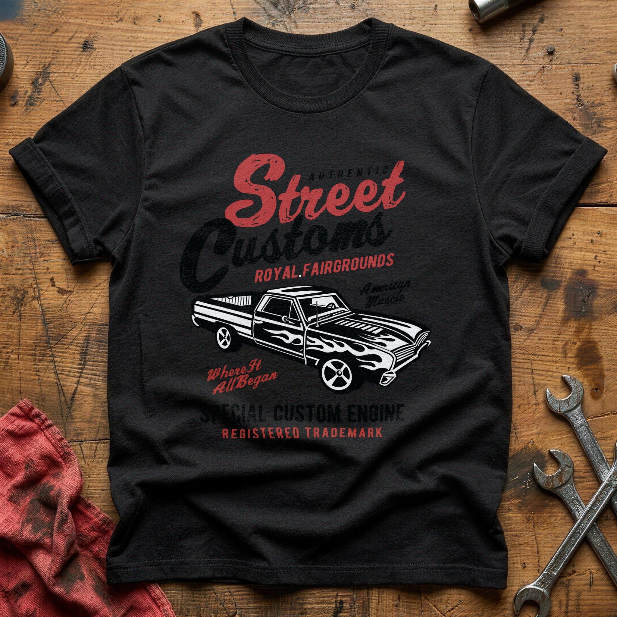 Street custom T-Shirt - Black