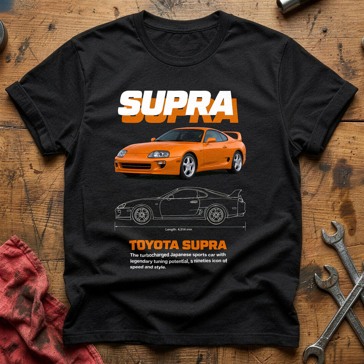 Supra 54 T-Shirt - Black