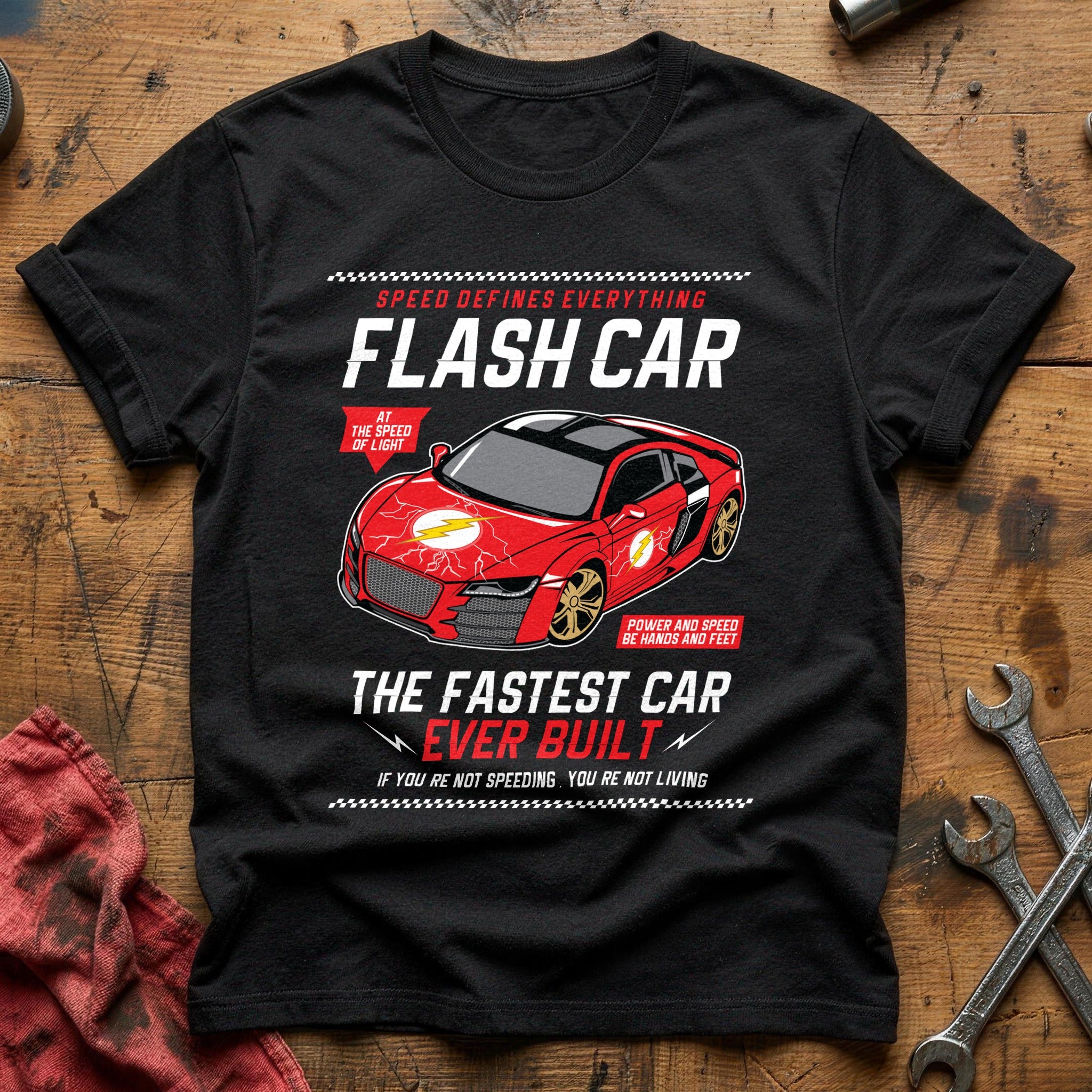 The flash fastest car T-Shirt - Black