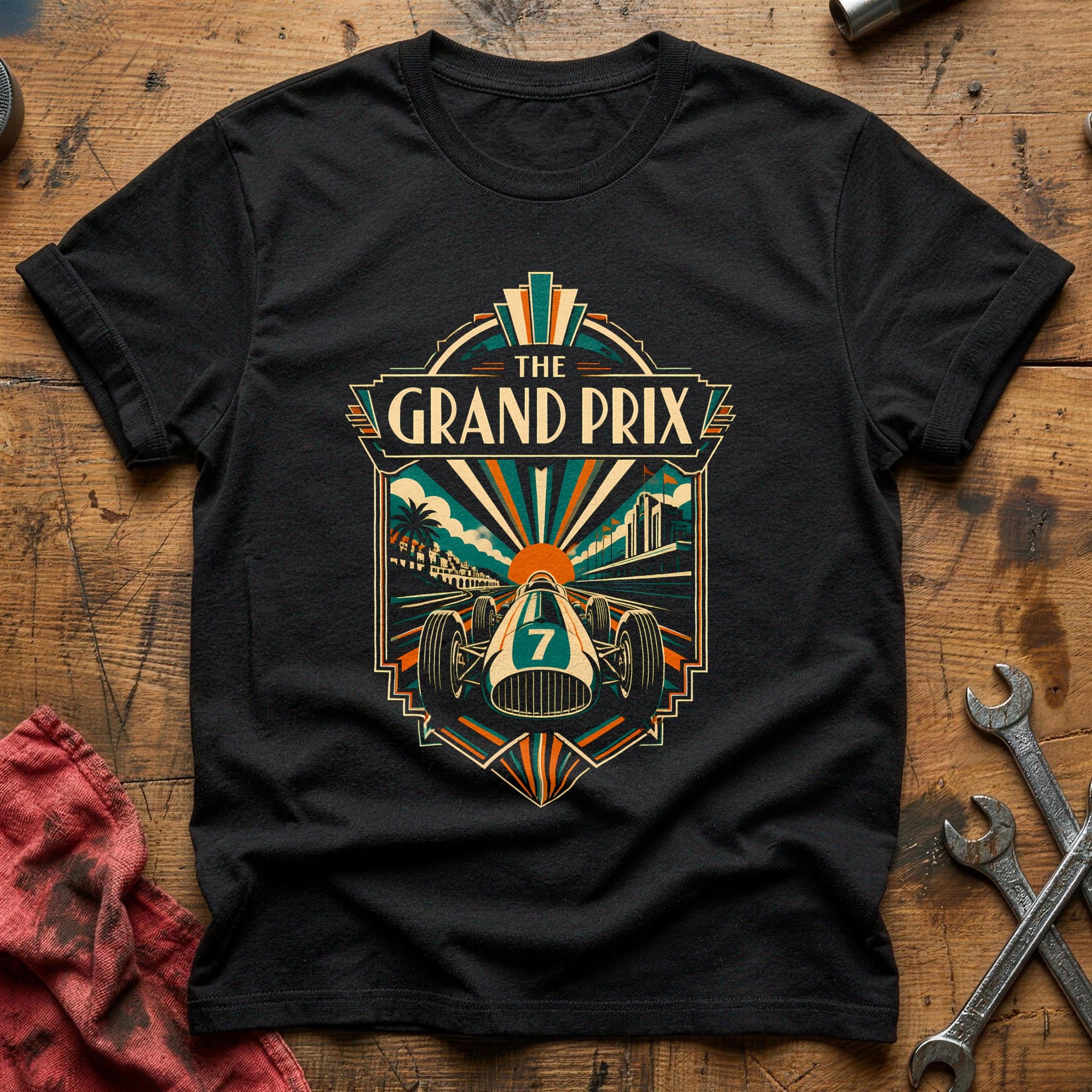 The Grand Prix Deco 64 T-Shirt - Black