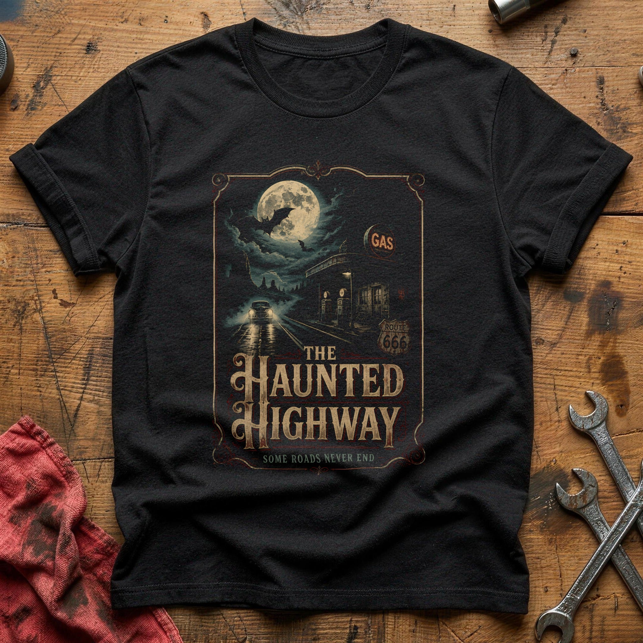 The Haunted Highway 38 T-Shirt - Black