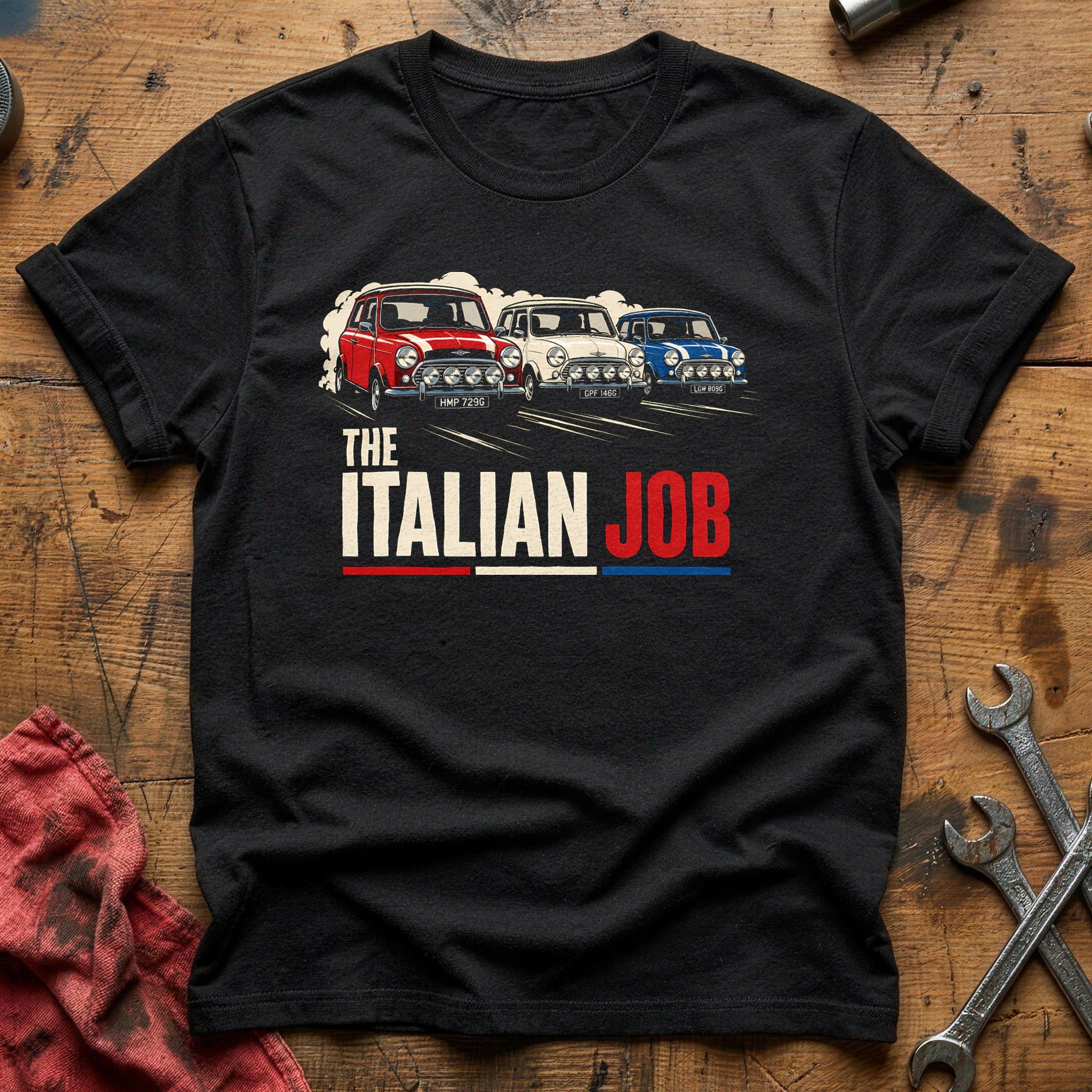 The Italian Job T-Shirt - Black
