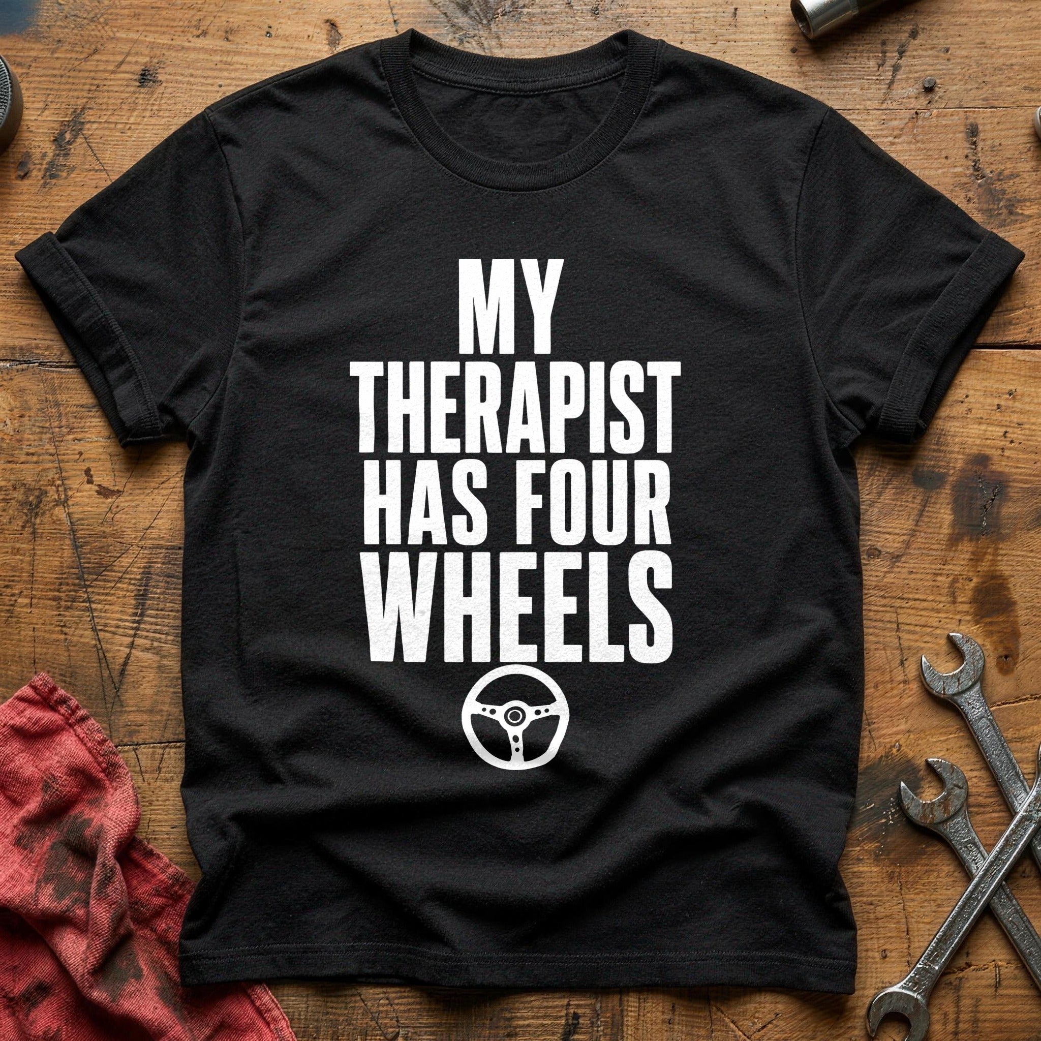 Therapist Four Wheels 95 T-Shirt - Black