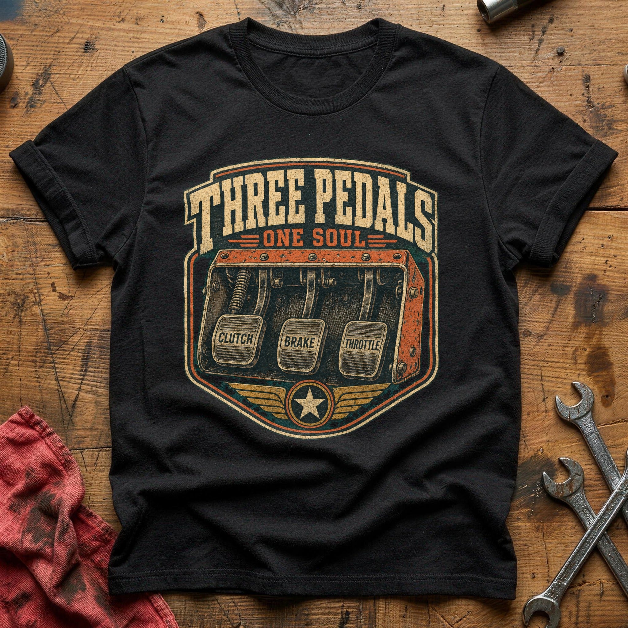 Three Pedal Salute - Black
