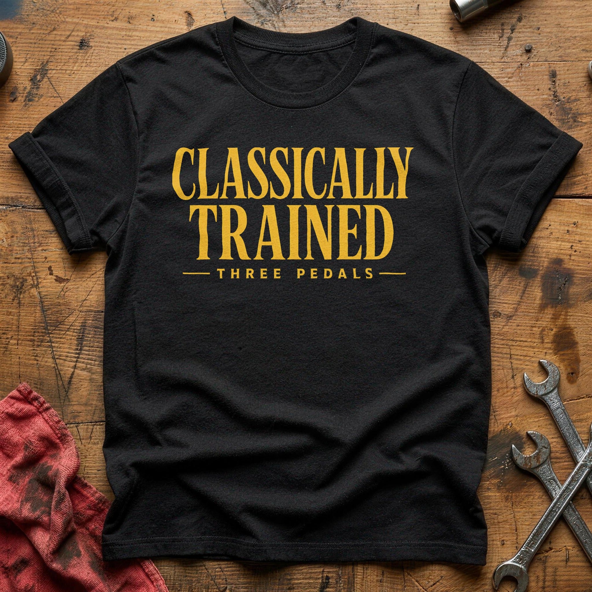 Three Pedals Deep T-Shirt - Black