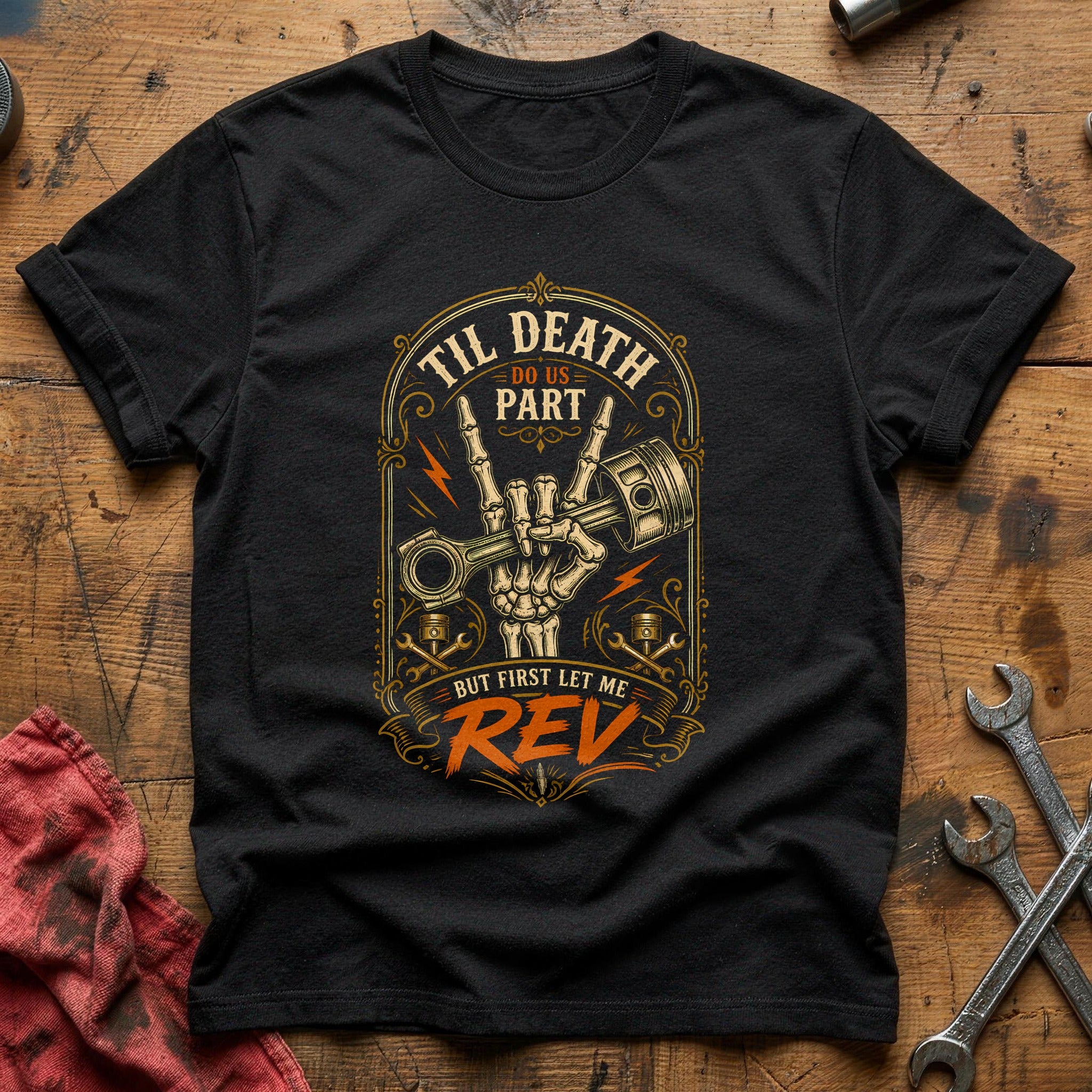 Til Death Rev 90 T-Shirt - Black