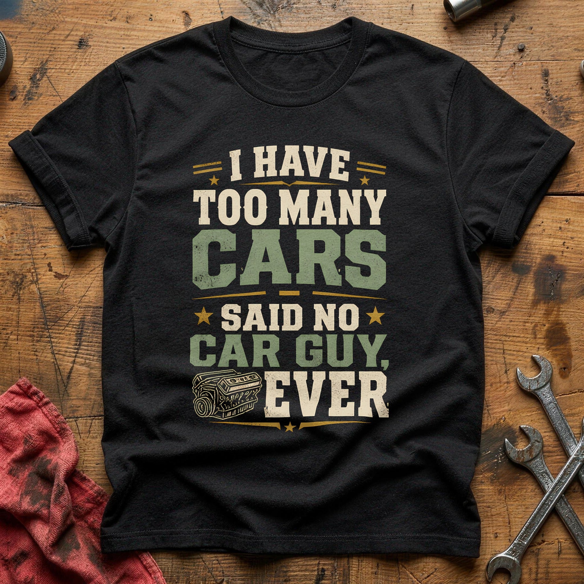 Too Many Cars Said No - Black