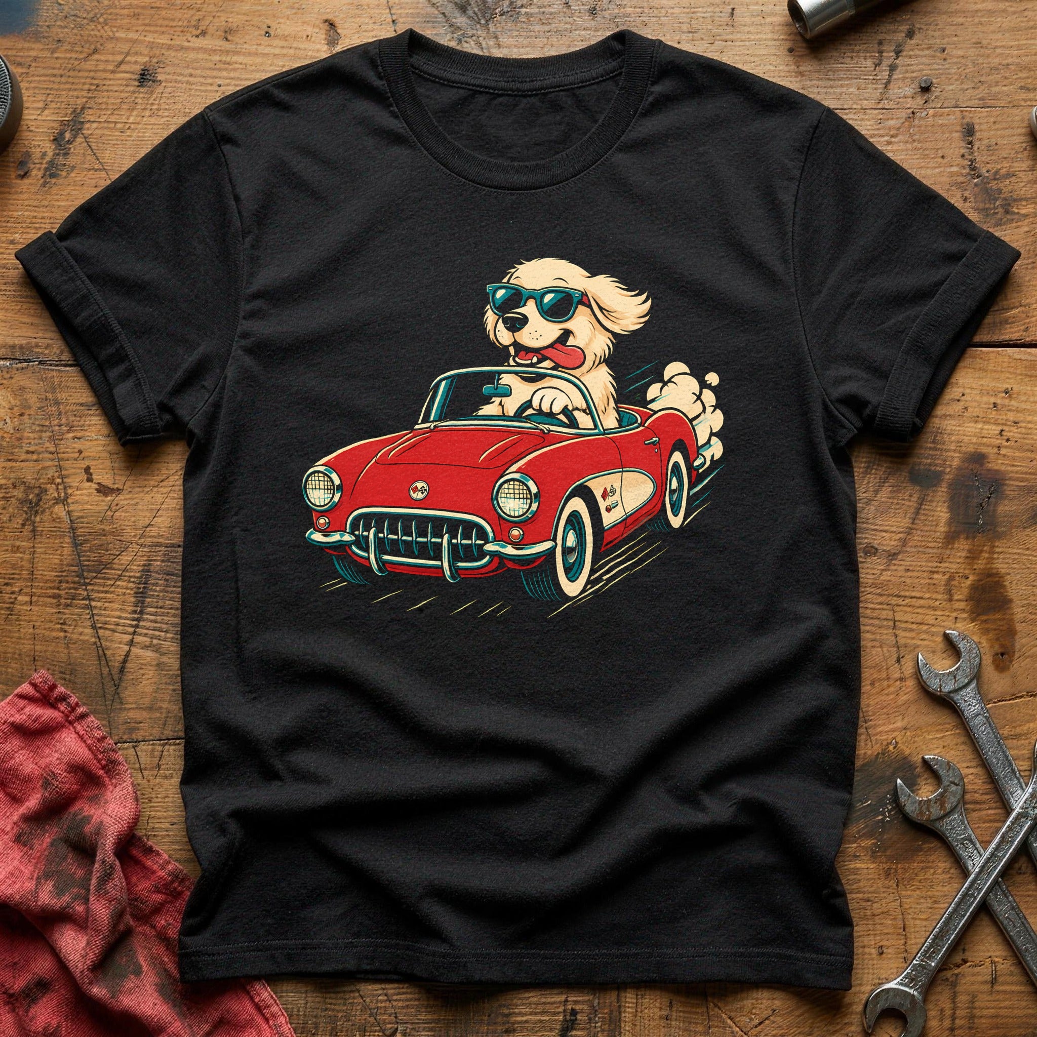 Top Down Cruising T-Shirt - Black