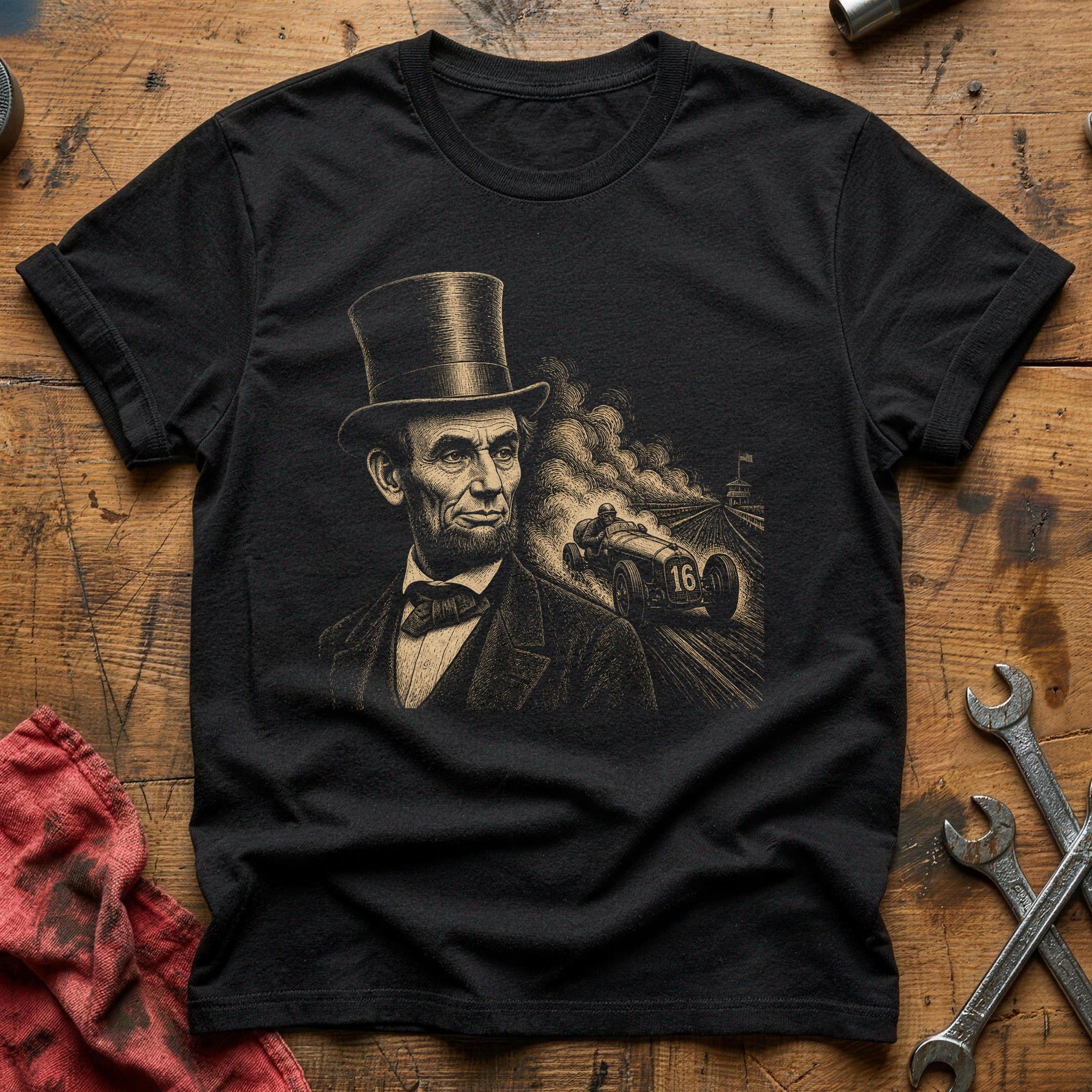 Top Hat Grandstand T-Shirt - Black