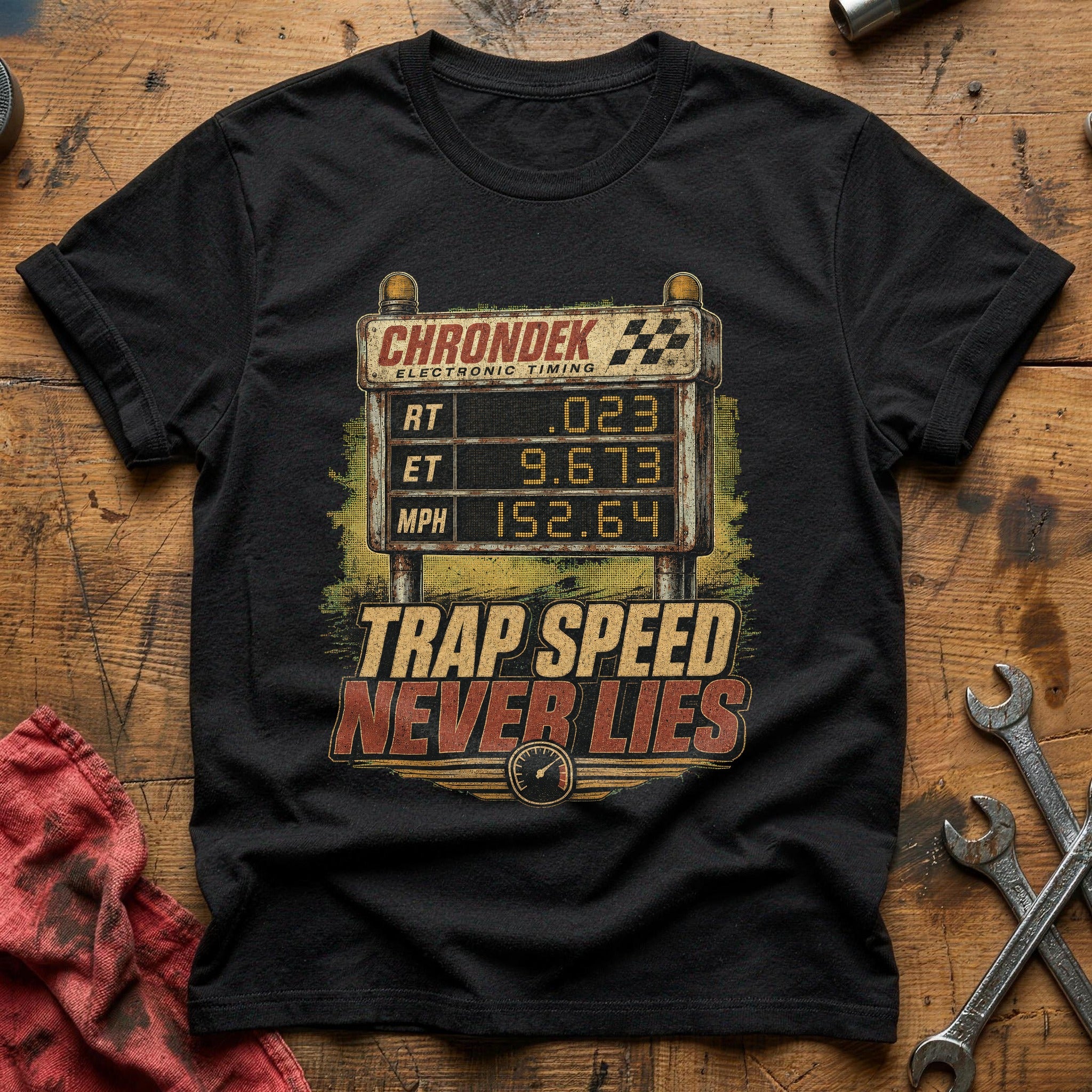 Trap Speed Never Lies T-Shirt - Black