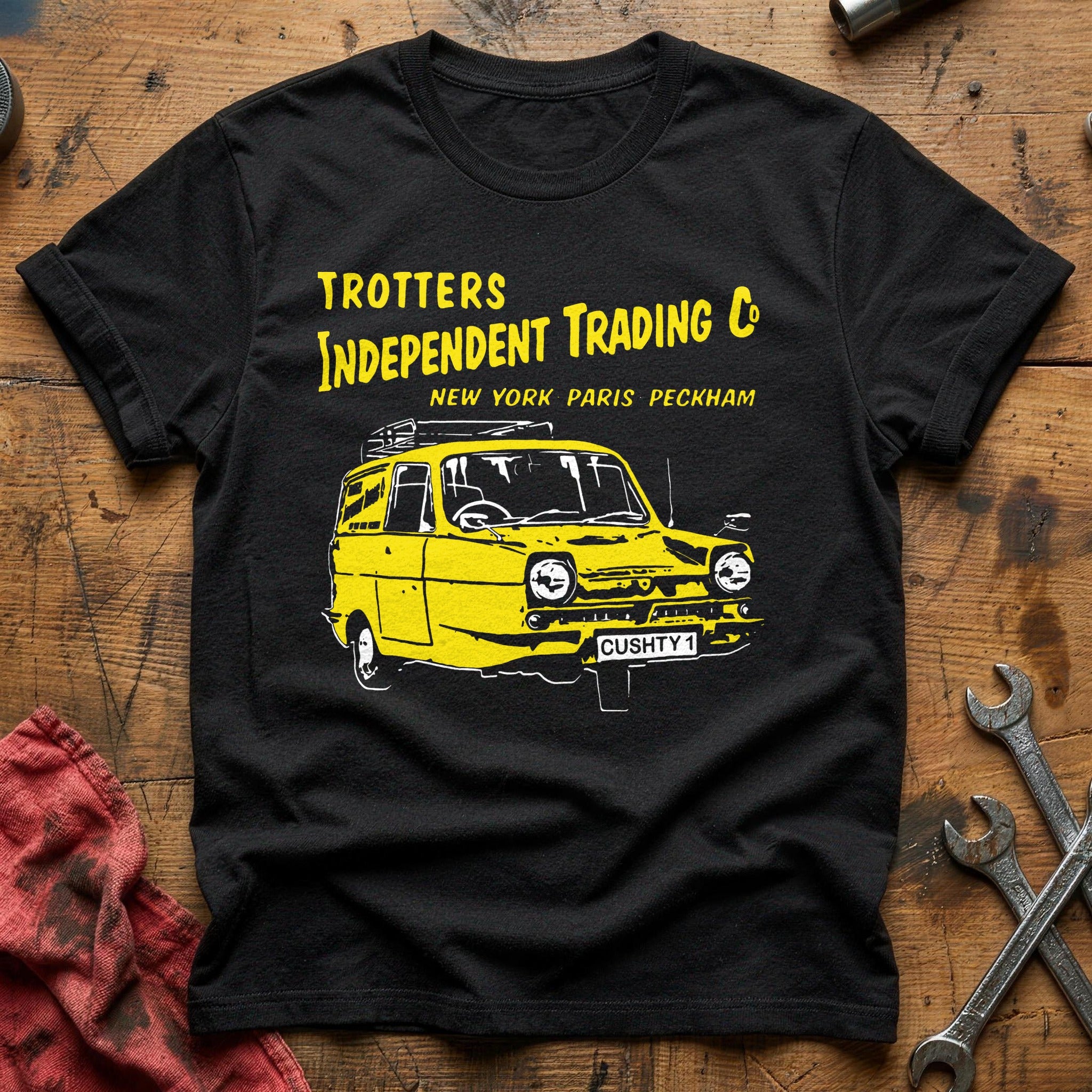 Trotters cushty T-Shirt - Black