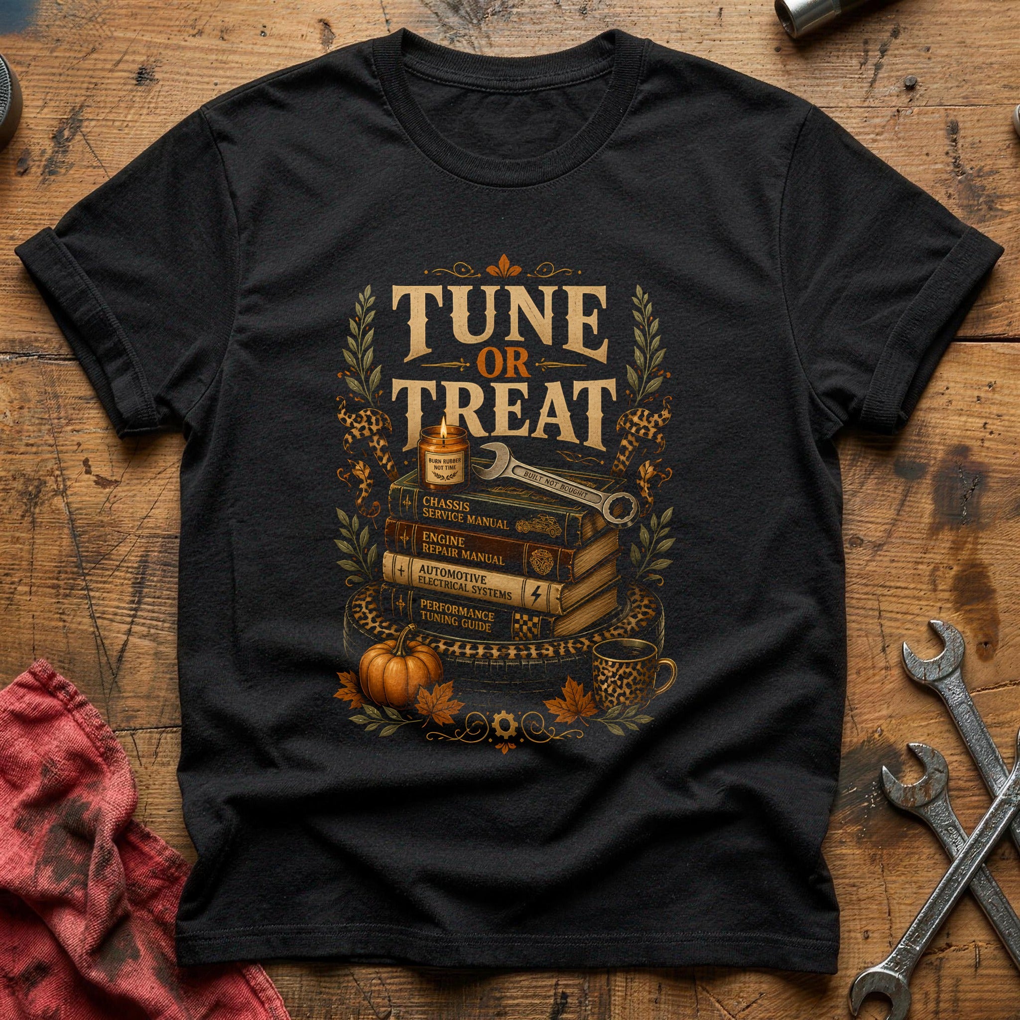 Tune Or Treat Books 88 T-Shirt - Black