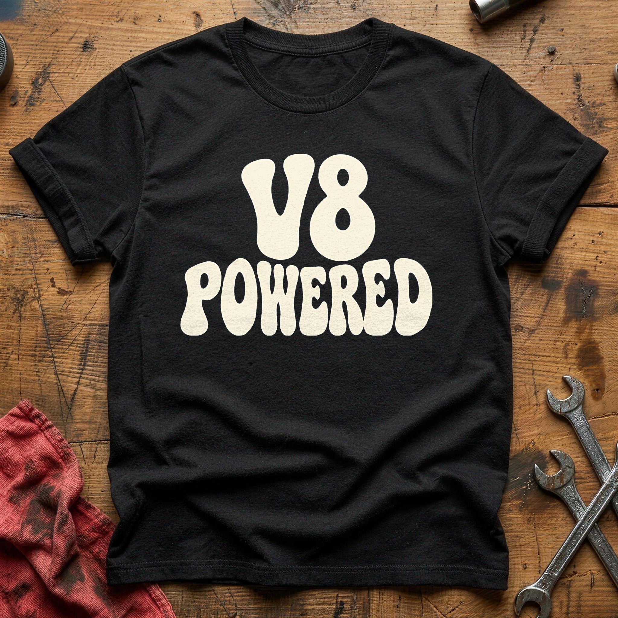 V8 Powered 25 T-Shirt - Black