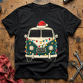 Van Christmas Lights 46 T-Shirt - Black
