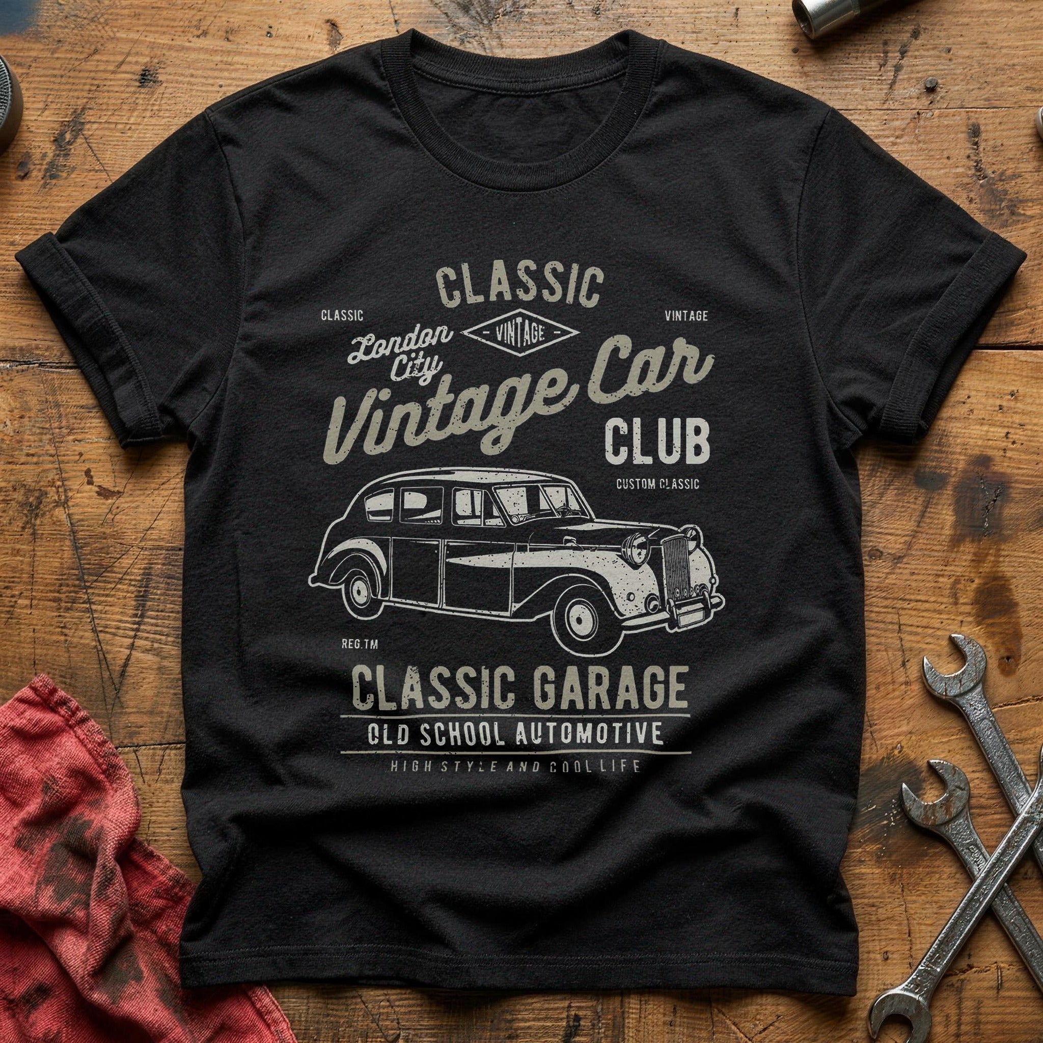 Vintage car club T-Shirt - Black