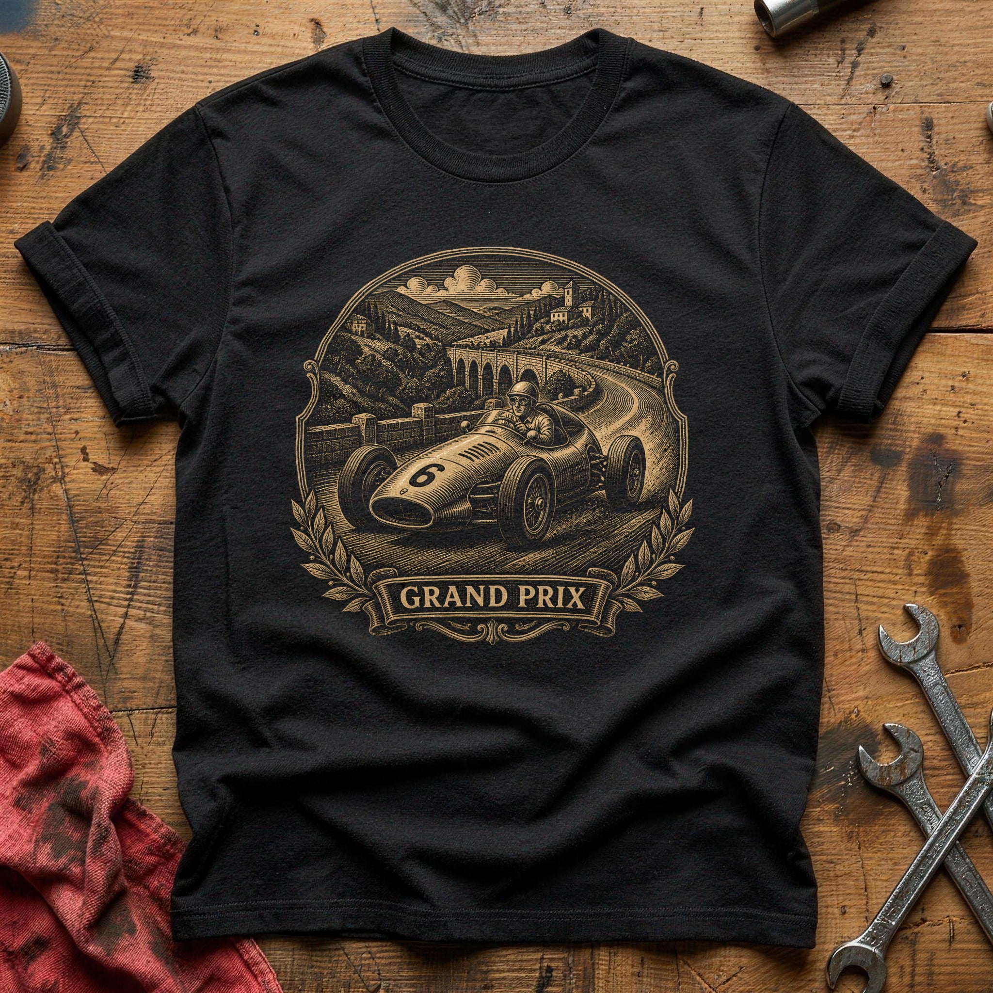 Vintage Circuit Crown T-Shirt - Black