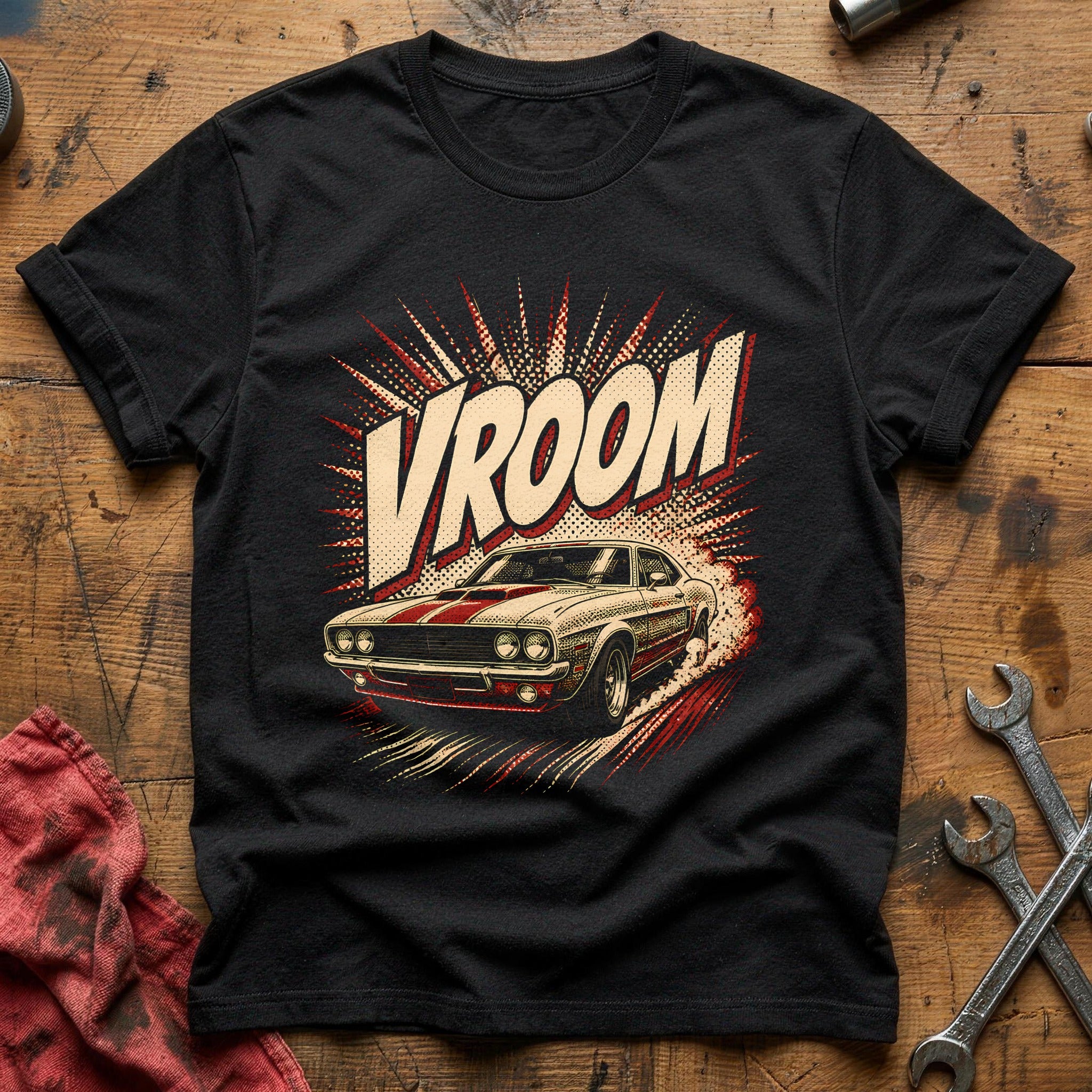 Vroom Comic 21 T-Shirt - Black