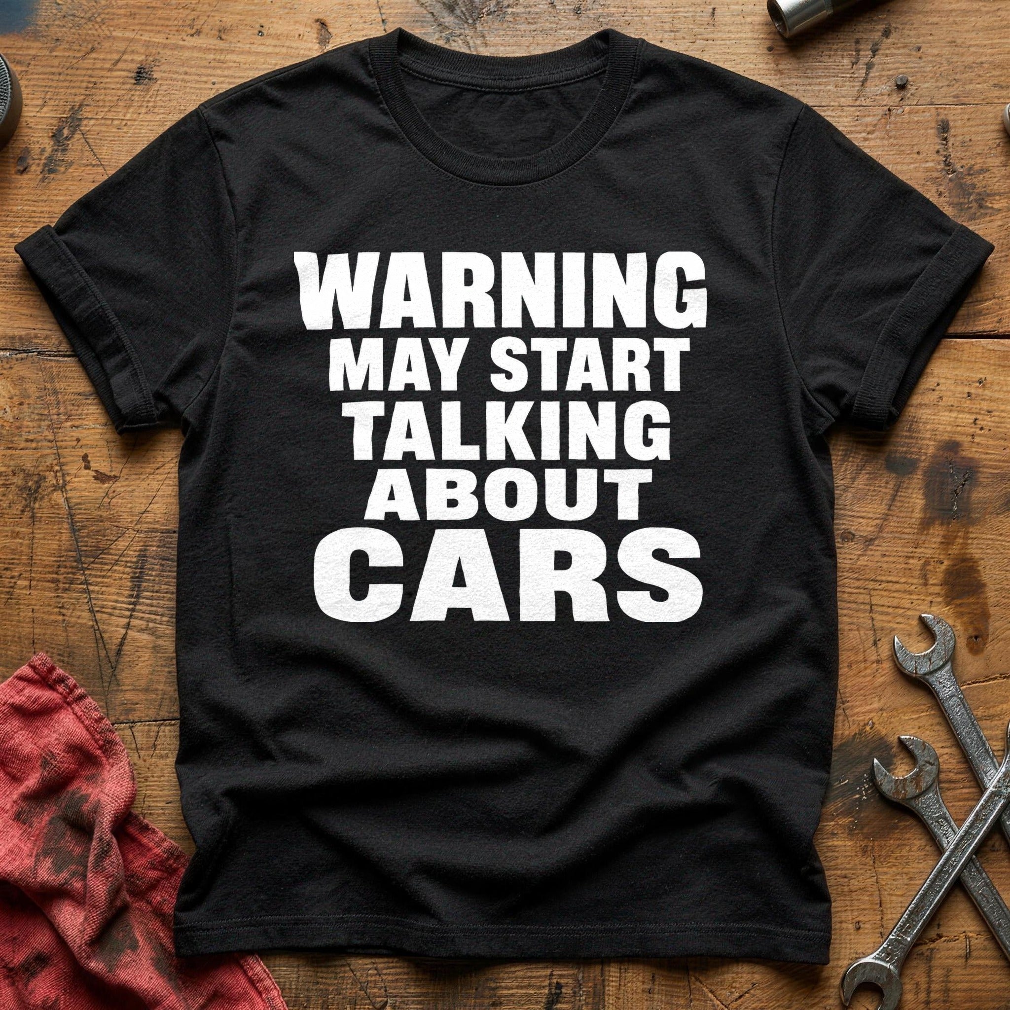 Warning May Start Talking - Black
