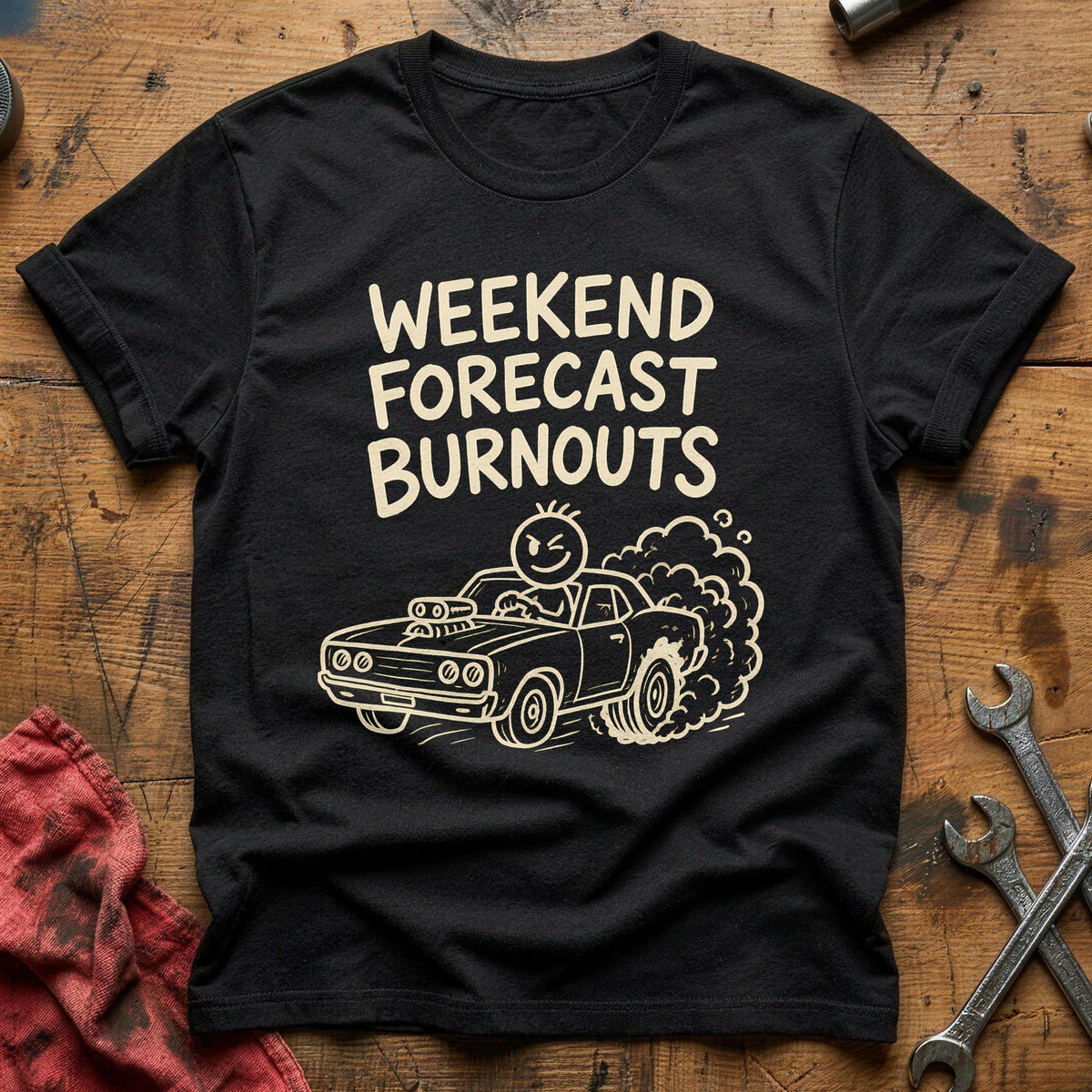 Weekend Burnouts 31 T-Shirt - Black
