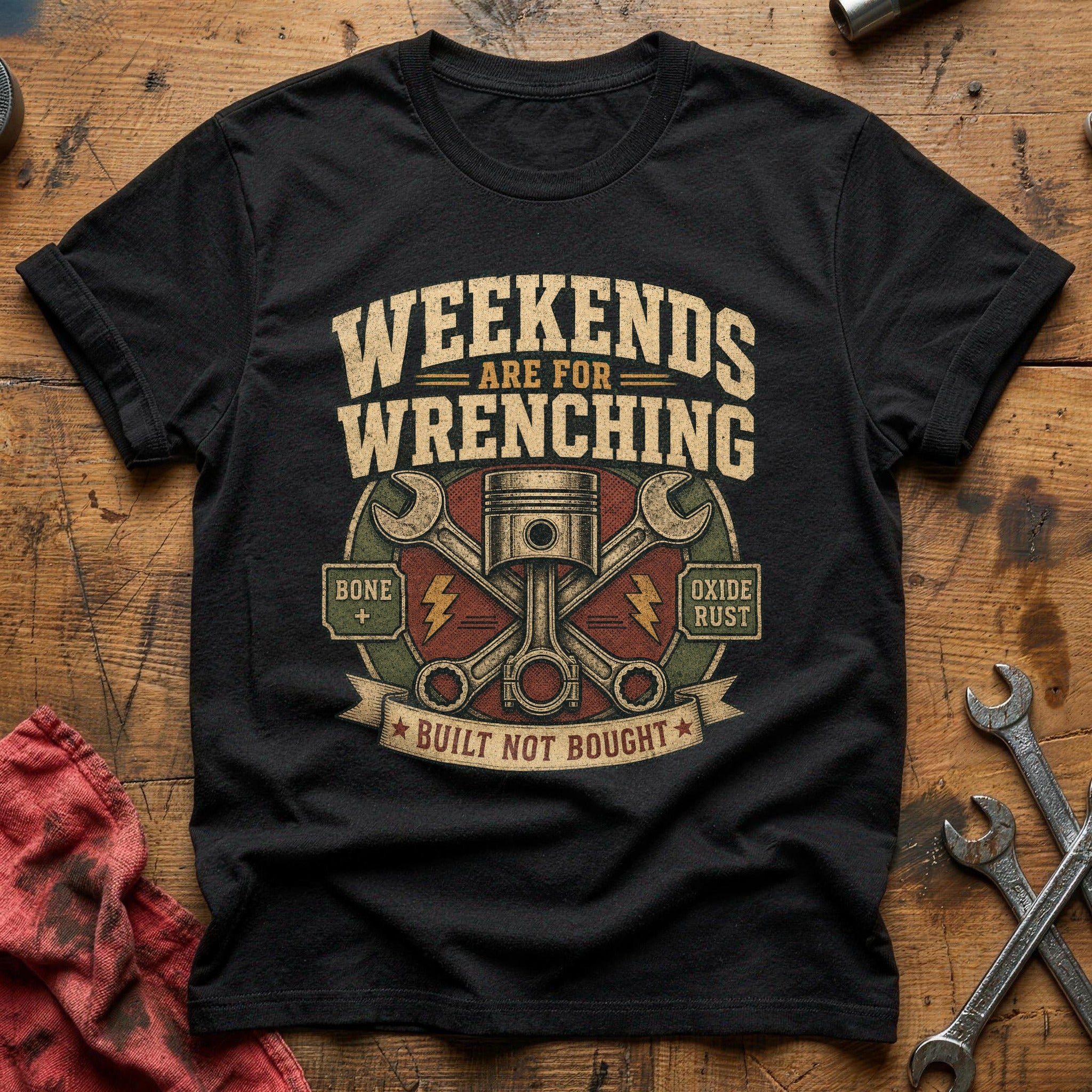 Weekends Are For Wrenching - Black