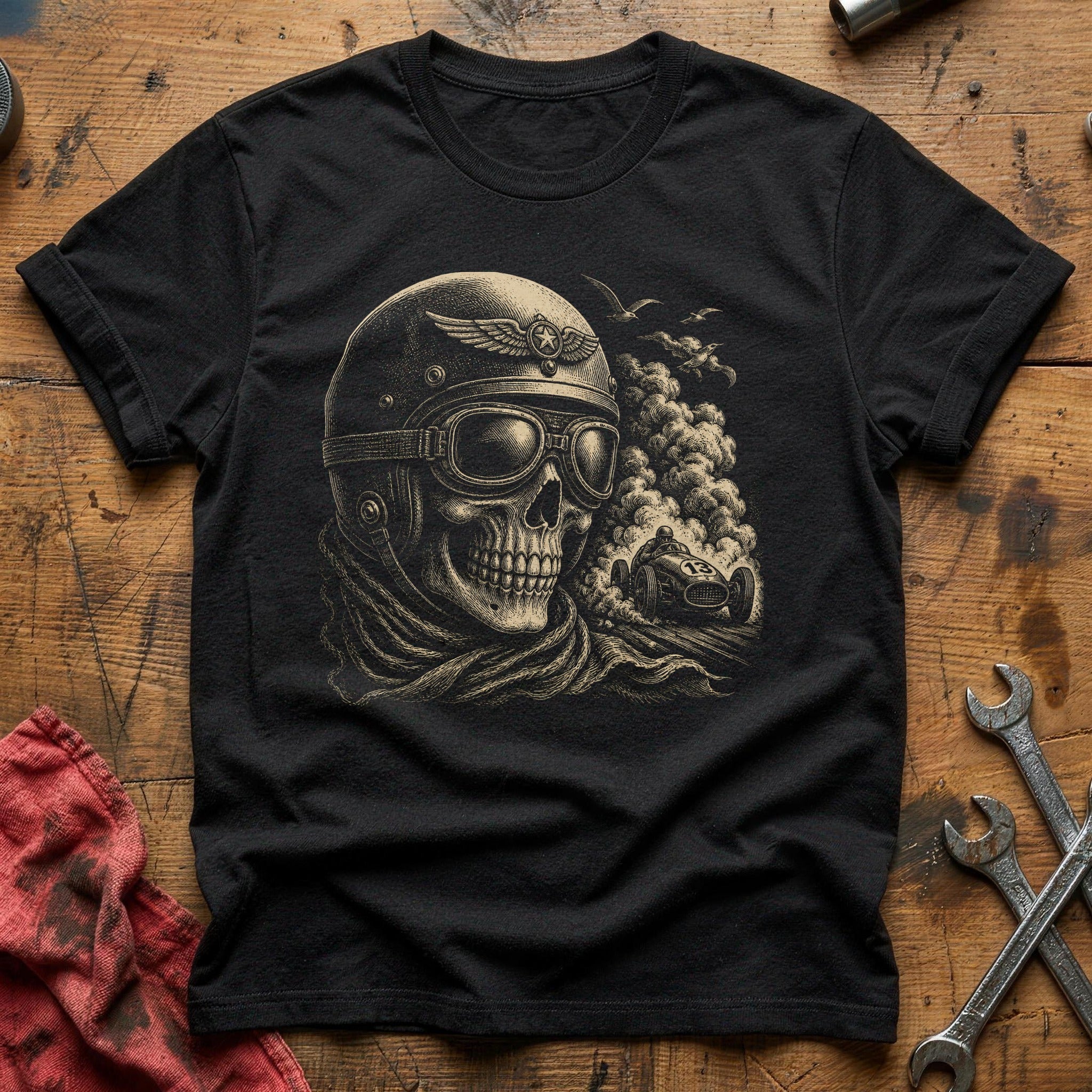 Winged Throttle T-Shirt - Black