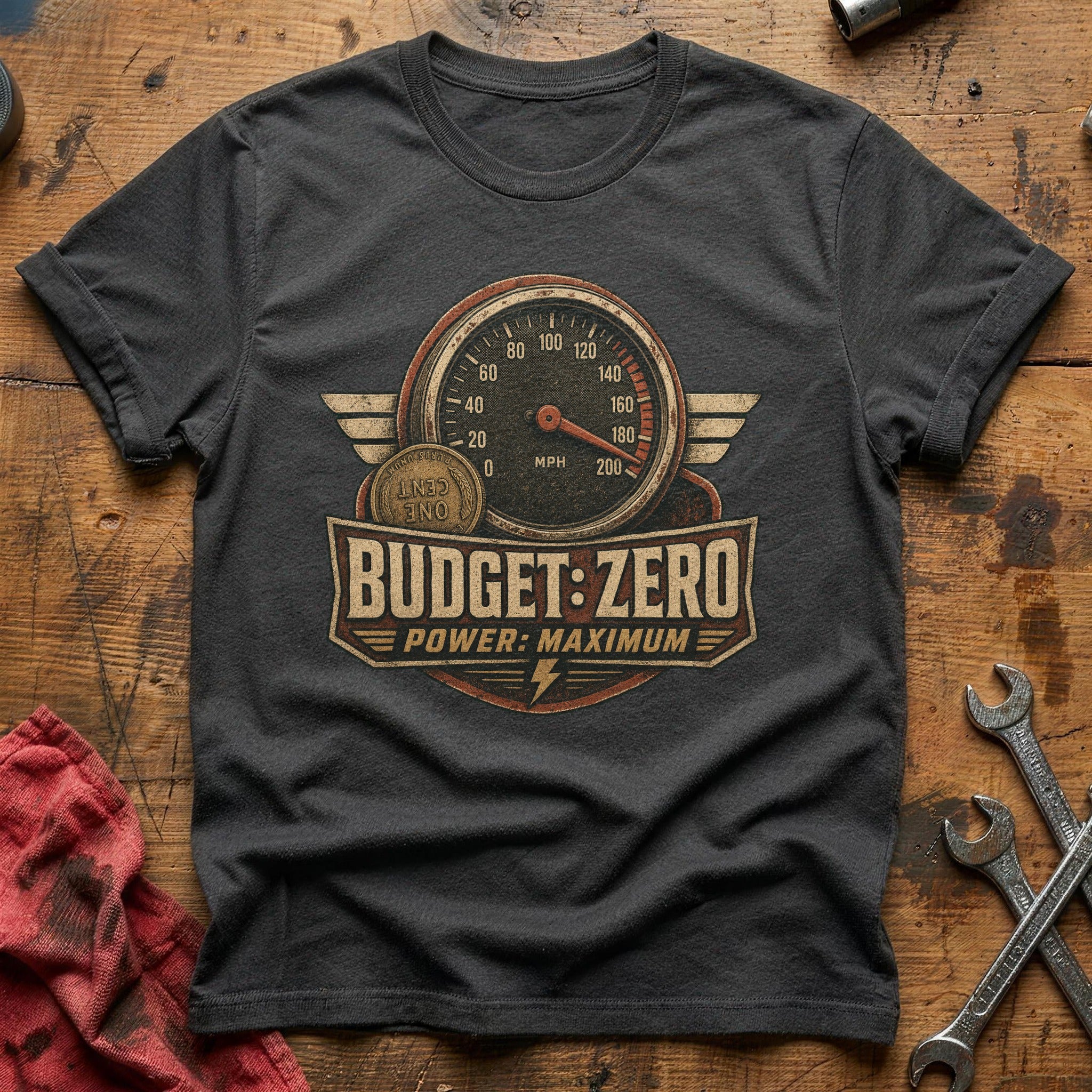 Budget Zero T-Shirt - Charcoal