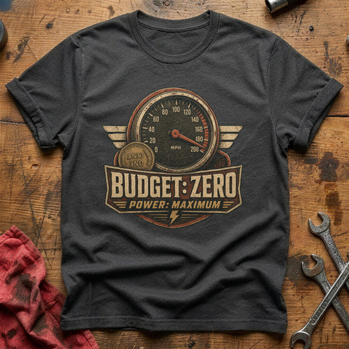 Budget Zero T-Shirt - Charcoal