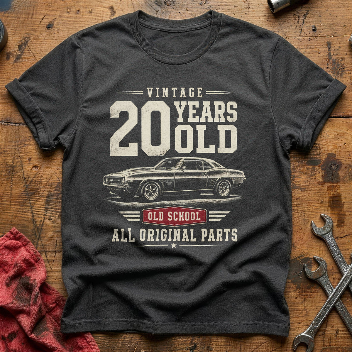 20 Original Parts T-Shirt - Charcoal