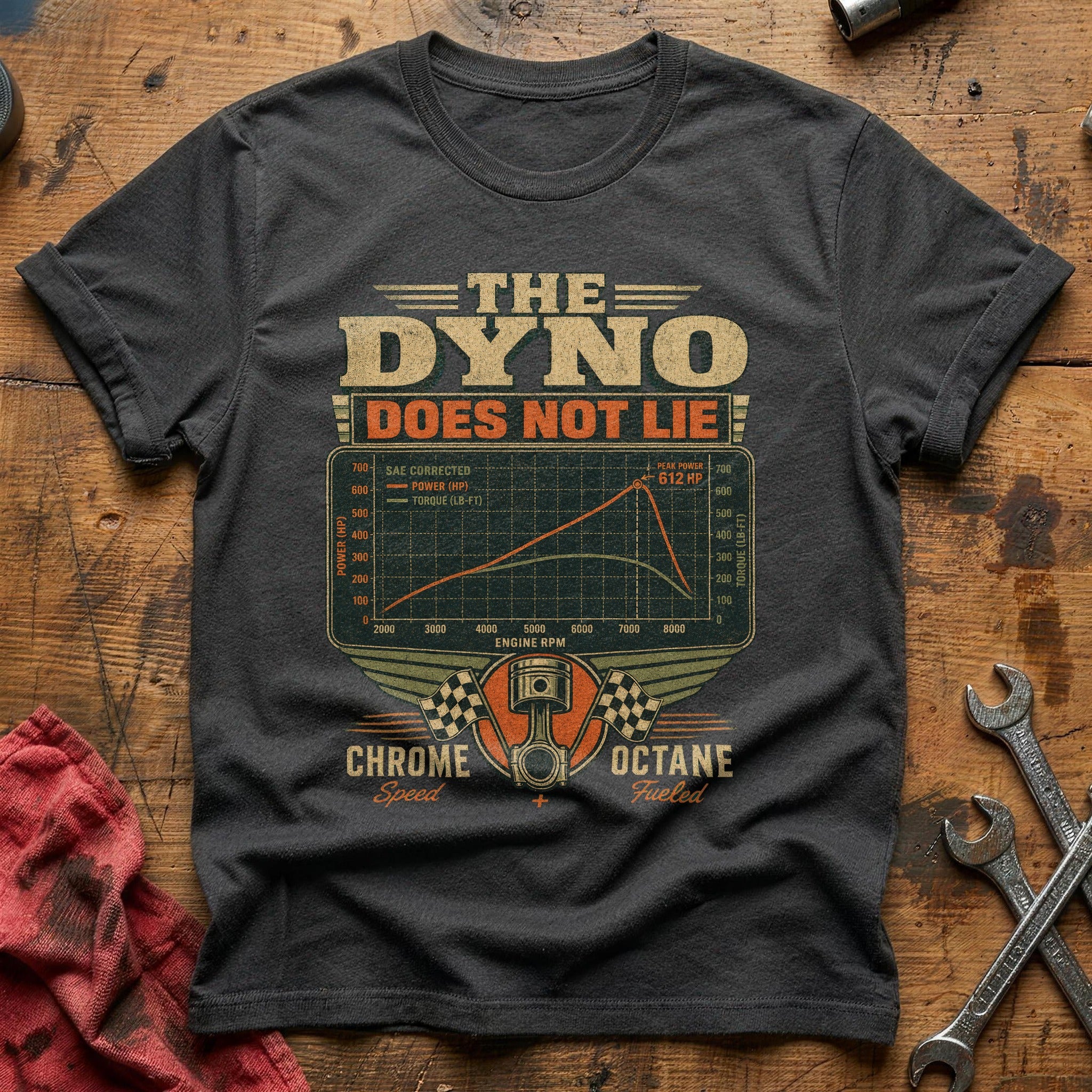 The Dyno Does not Lie T-Shirt - Charcoal