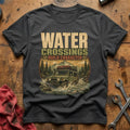 Water Crossings Build Character T-Shirt - Charcoal