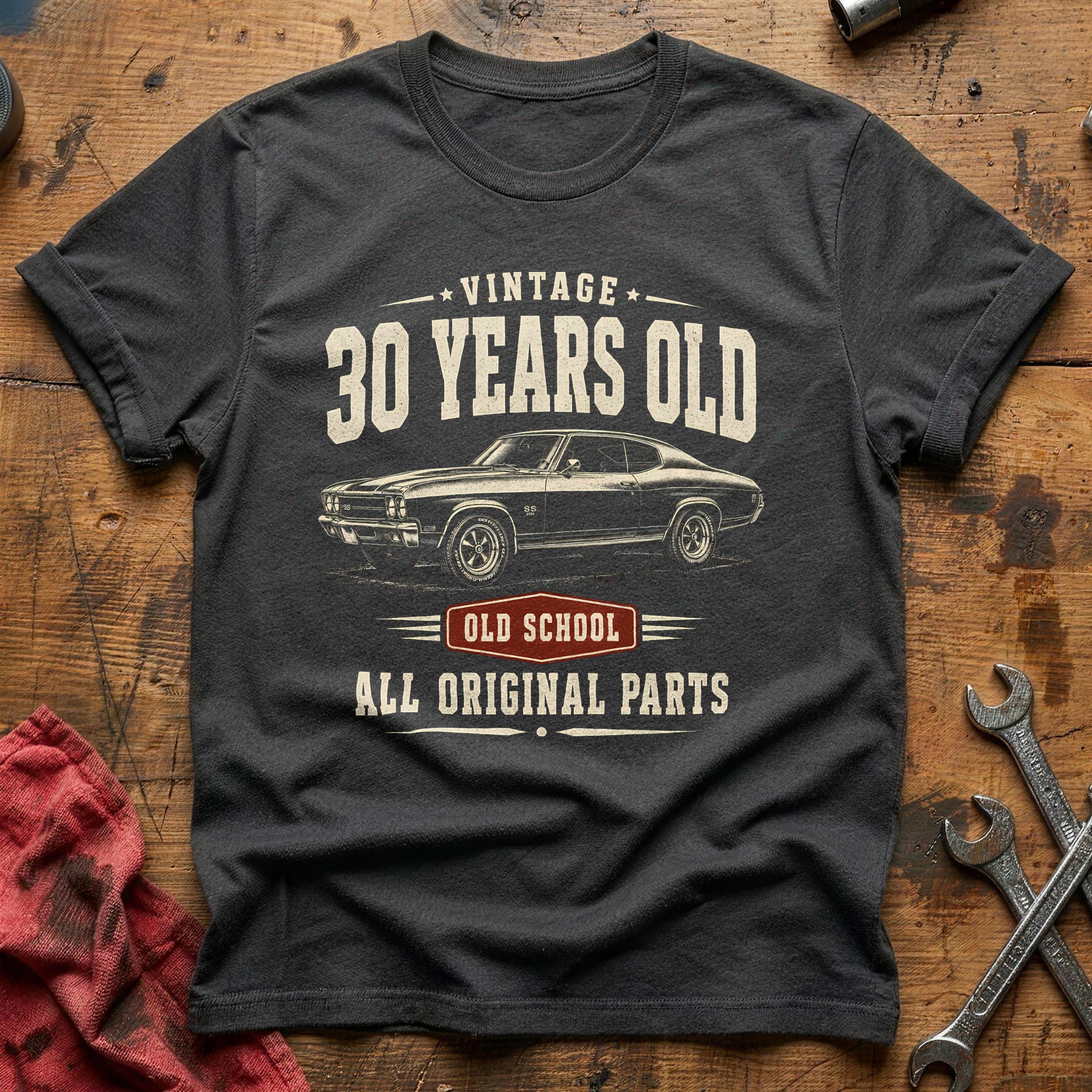 30 Original Parts T-Shirt - Charcoal