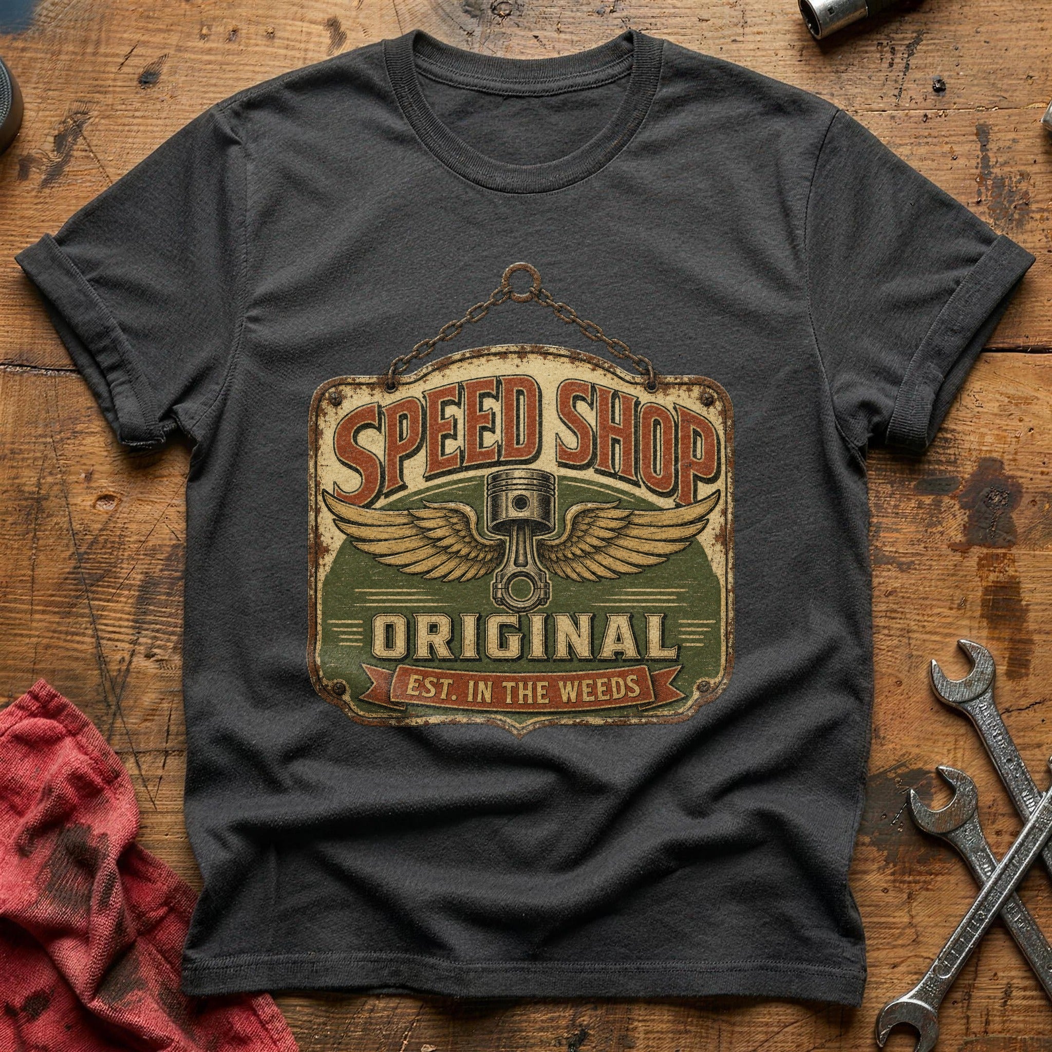 Speed Shop Original T-Shirt - Charcoal